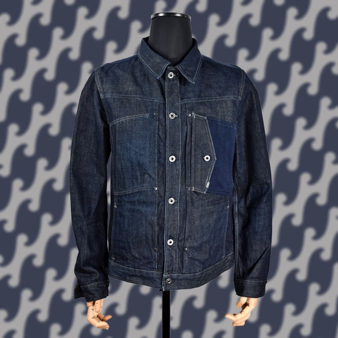 G-Star G-Star Scutar Slim Jacket L denim blue 100% Cotton Regular Mens Jacket Slim Fit Size US L / EU 52-54 / 3 - 1 Thumbnail
