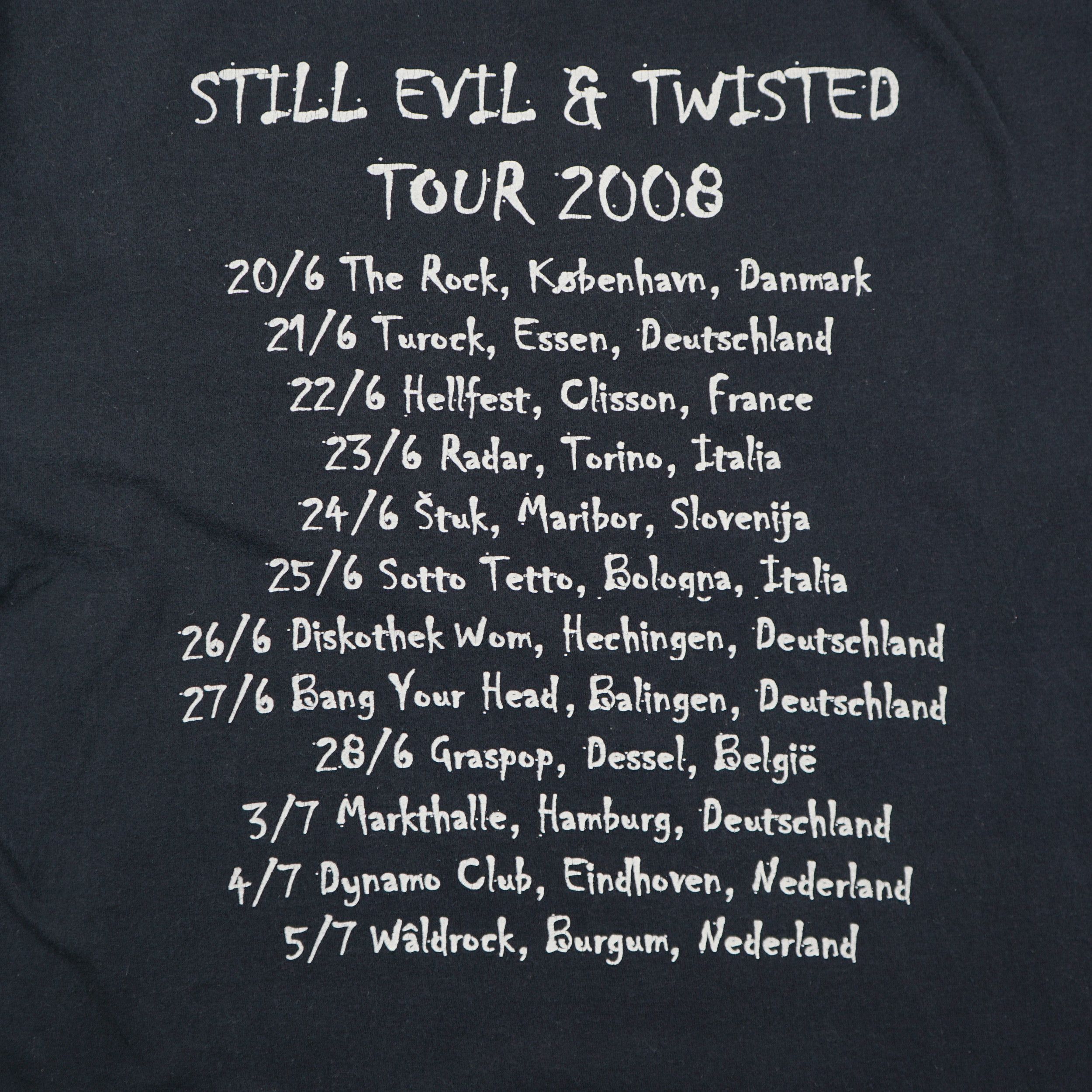 Band Tees × Vintage Vintage 2008 Forbidden Band Tour T-Shirt Stil Evil And Twist Size US M / EU 48-50 / 2 - 6 Thumbnail