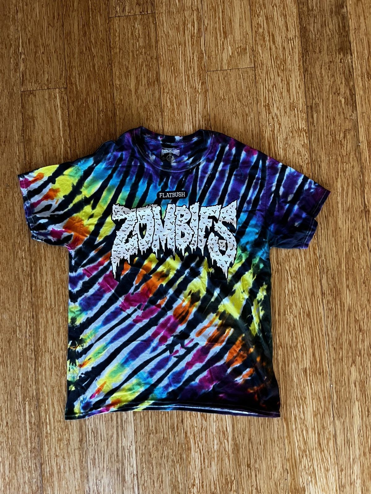 Flatbush Zombies Flatbush Zombies Vacation in Hell Tie Dye Tshirt Size US M / EU 48-50 / 2 - 5 Thumbnail