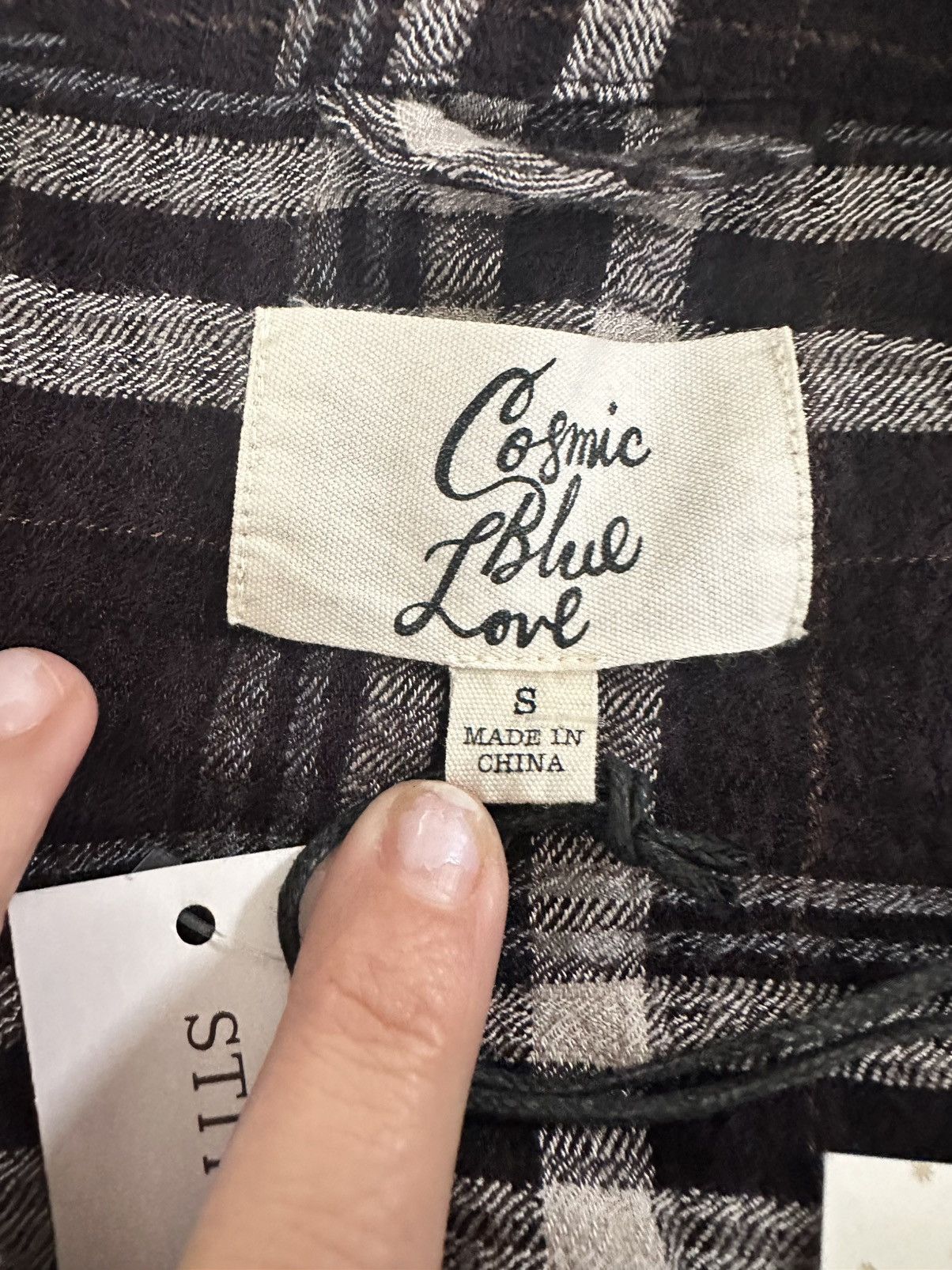 Other STITCH FIX COSMIC BLUE LOVE Maci Relaxed Half Button Down Size S / US 4 / IT 40 - 5 Thumbnail