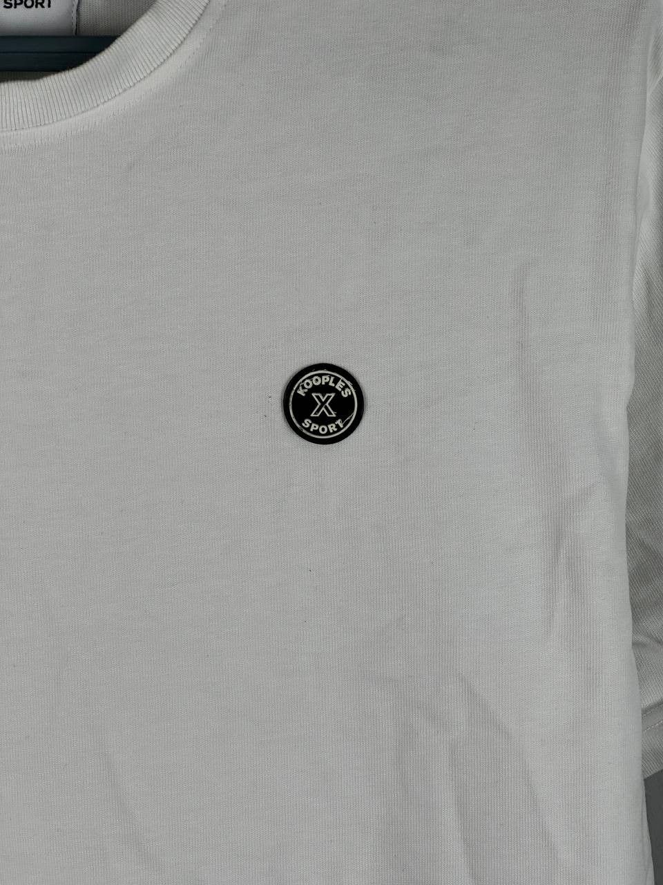 The Kooples The Kooples Streetwear White Basic T Shirt Size US L / EU 52-54 / 3 - 5 Thumbnail