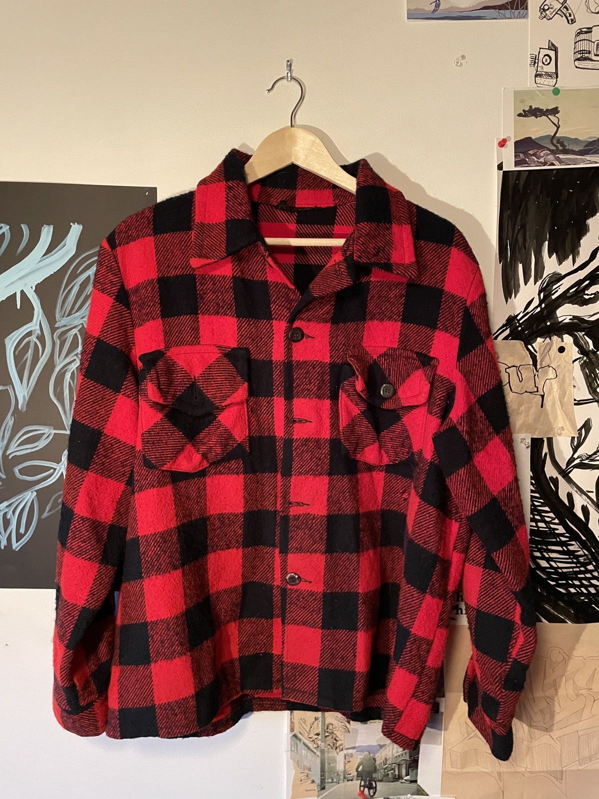 Vintage Vintage Heavy Flannel Size US L / EU 52-54 / 3 - 1 Thumbnail