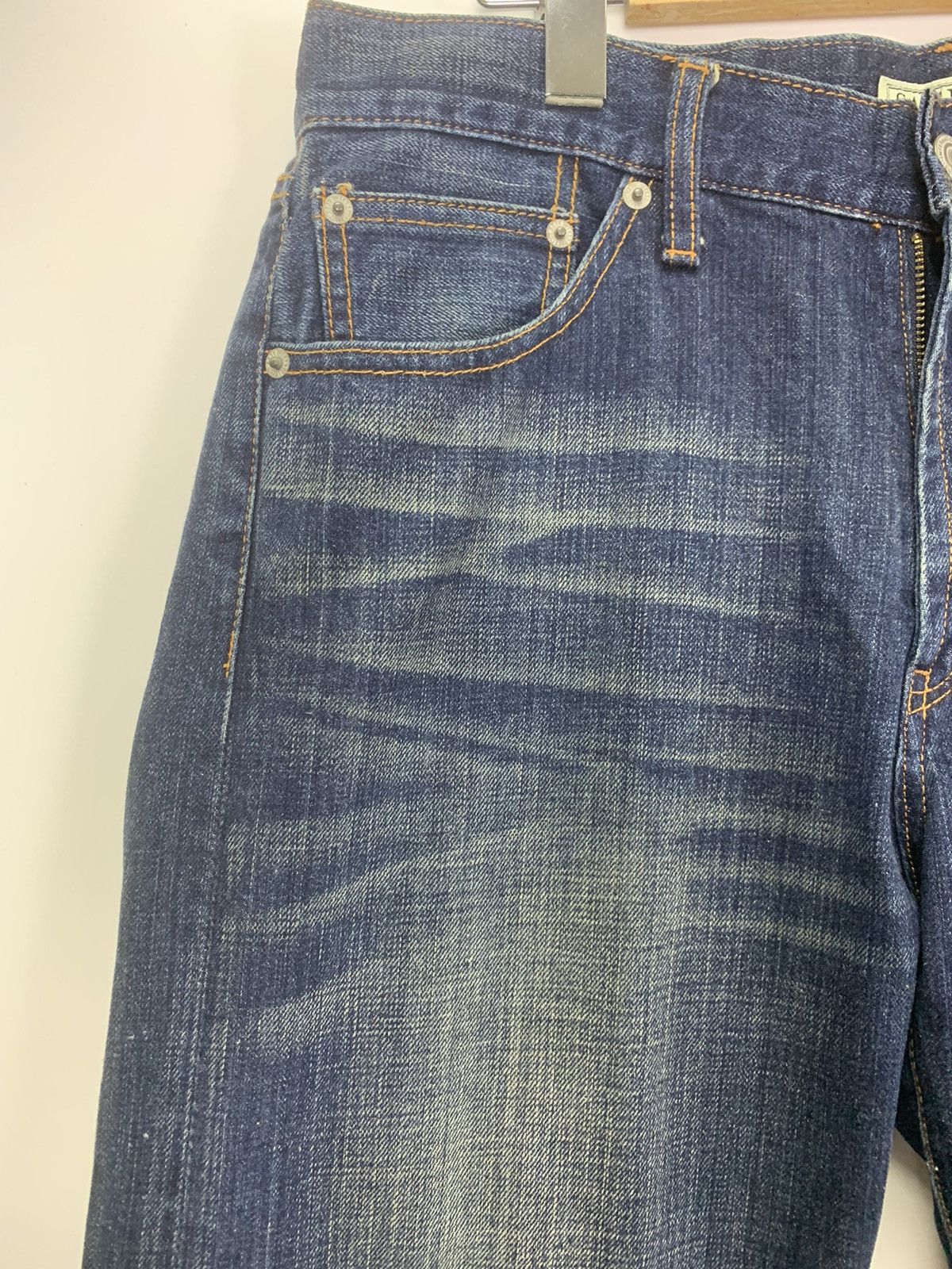 Japanese Brand × Vintage Vintage Distressed denim Size US 36 / EU 52 - 4 Thumbnail
