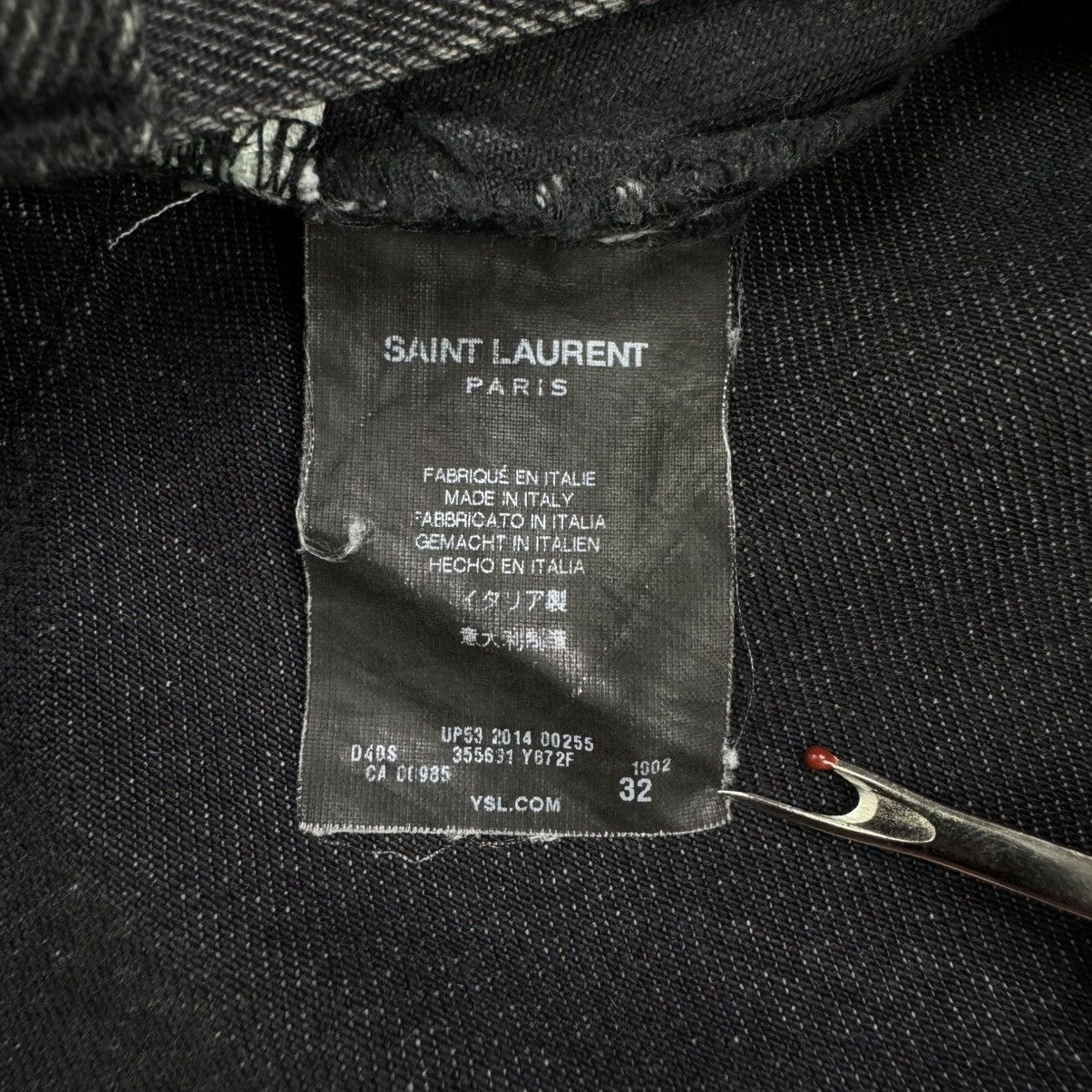 Saint Laurent Paris SAINT LAURENT PARIS FW14 BLACK D03 DENIM Size US 32 / EU 48 - 4 Thumbnail