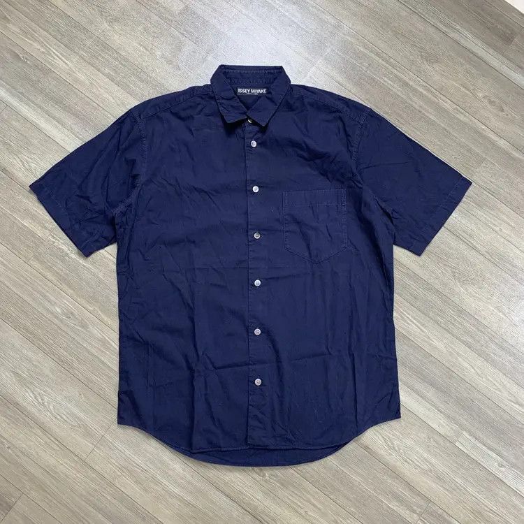Issey Miyake Vintage Issey Miyake White Label Basic Shirt Size US L / EU 52-54 / 3 - 1 Thumbnail