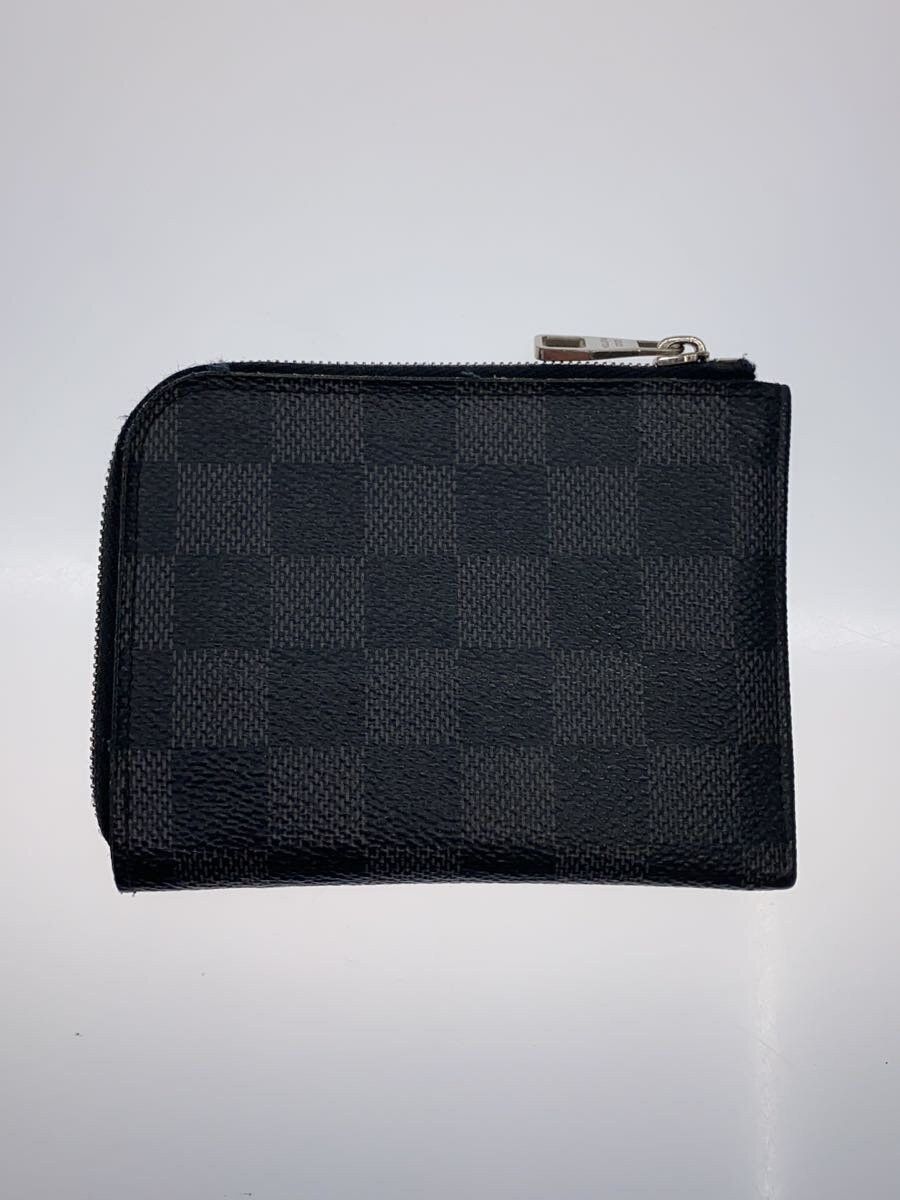 Louis Vuitton Louis Vuitton Damier Graphite Porto Monnaie Coin Case Black Size ONE SIZE - 2 Thumbnail