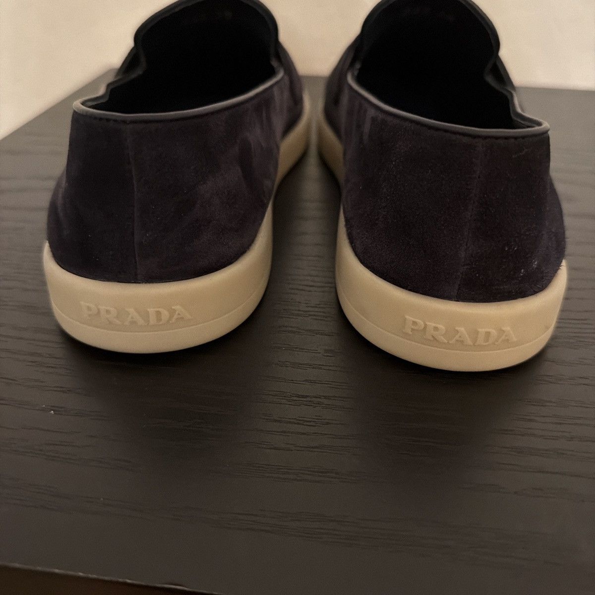 Prada Prada black suede loafers Size US 7 / IT 37 - 4 Thumbnail