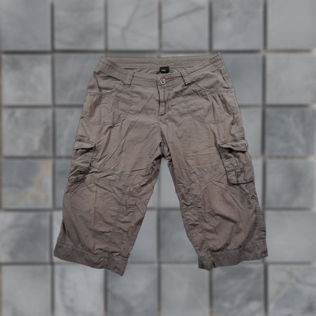 Vintage Kuhl Shorts Womens 10 Gray Cargo Pockets Kontra 118" Outdoors Hike Camp Ladies Size 32" / US 10 / IT 46 - 1 Thumbnail