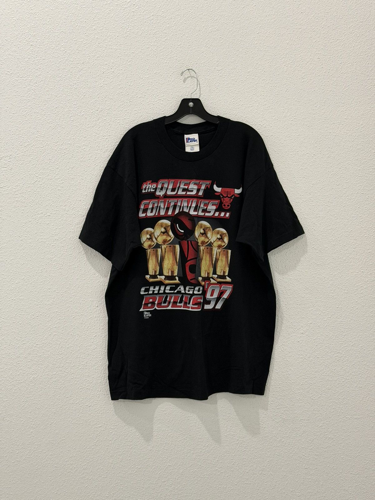Other Vintage 90s CHICAGO BULLS 1997 NBA Finals Tour Pro Player XL Size US XL / EU 56 / 4 - 1 Thumbnail