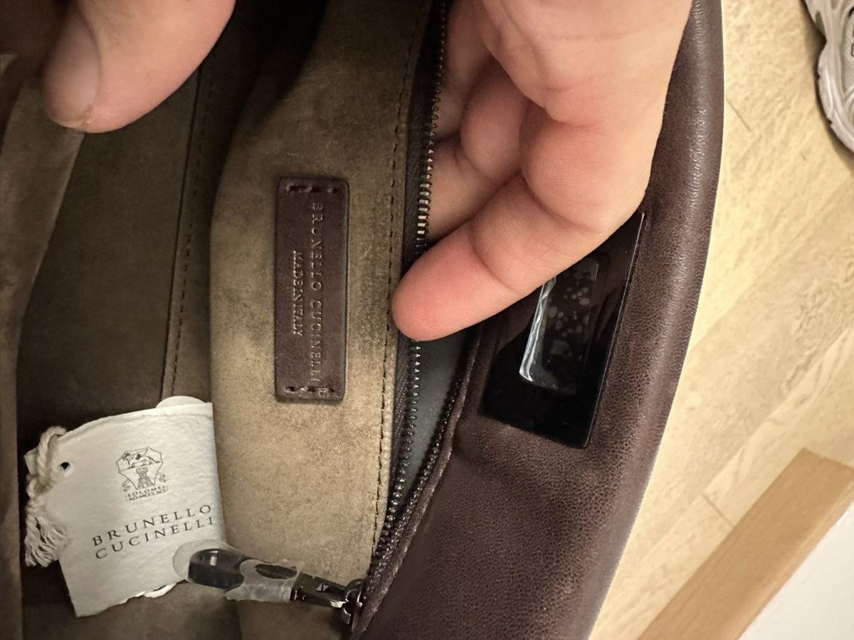 Brunello Cucinelli Brunello Cucinelli Leather Pouchbag Size ONE SIZE - 11 Thumbnail