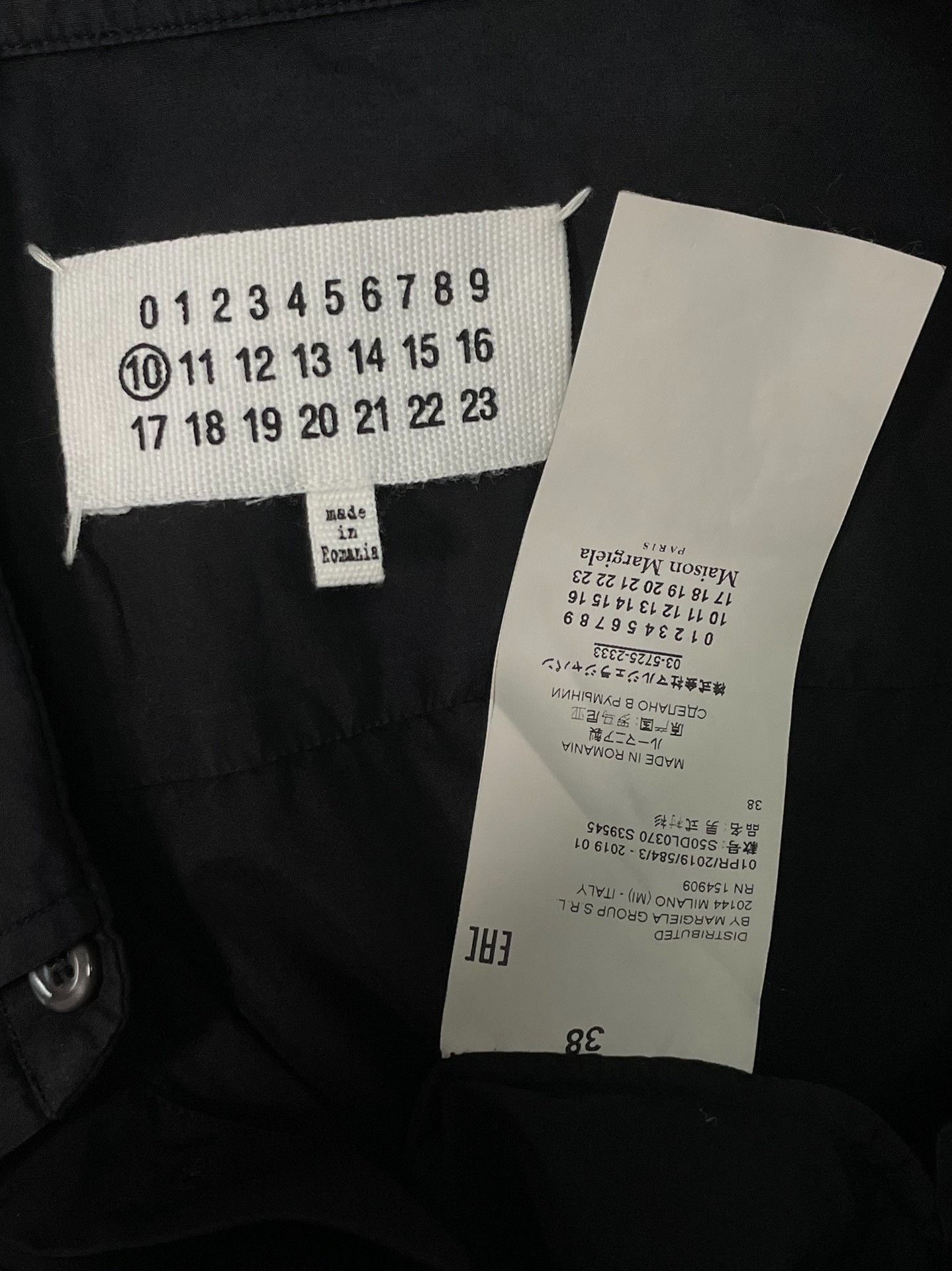 Maison Margiela Maison Margiela Size 38 Back-stitch pocket shirt size38 250 Size US XXS / EU 40 - 6 Thumbnail