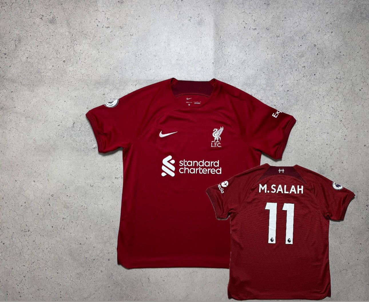 Nike Nike FC Liverpool Mohamed Salah #11 2022/2023 Soccer Jersey Size US L / EU 52-54 / 3 - 1 Thumbnail