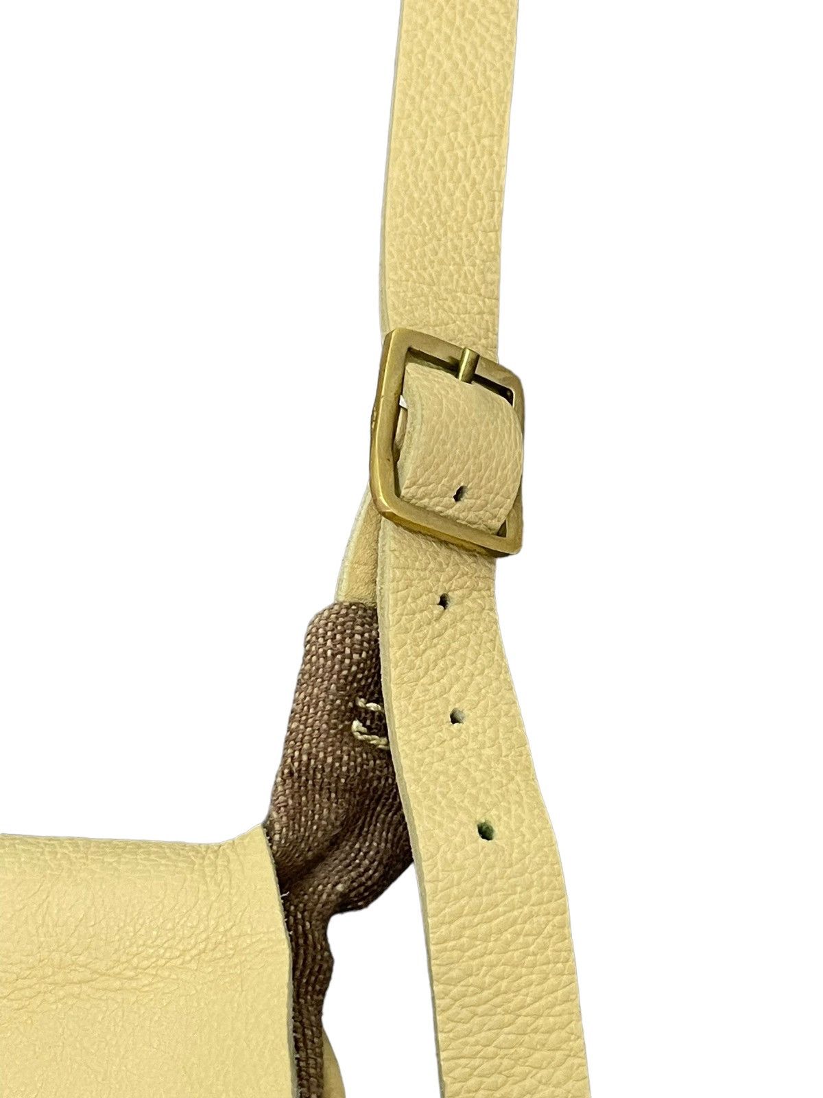 Handmade Leather Cross Body Bag Koos Handcraft Woven Cotton 2🟩 Size ONE SIZE - 8 Thumbnail