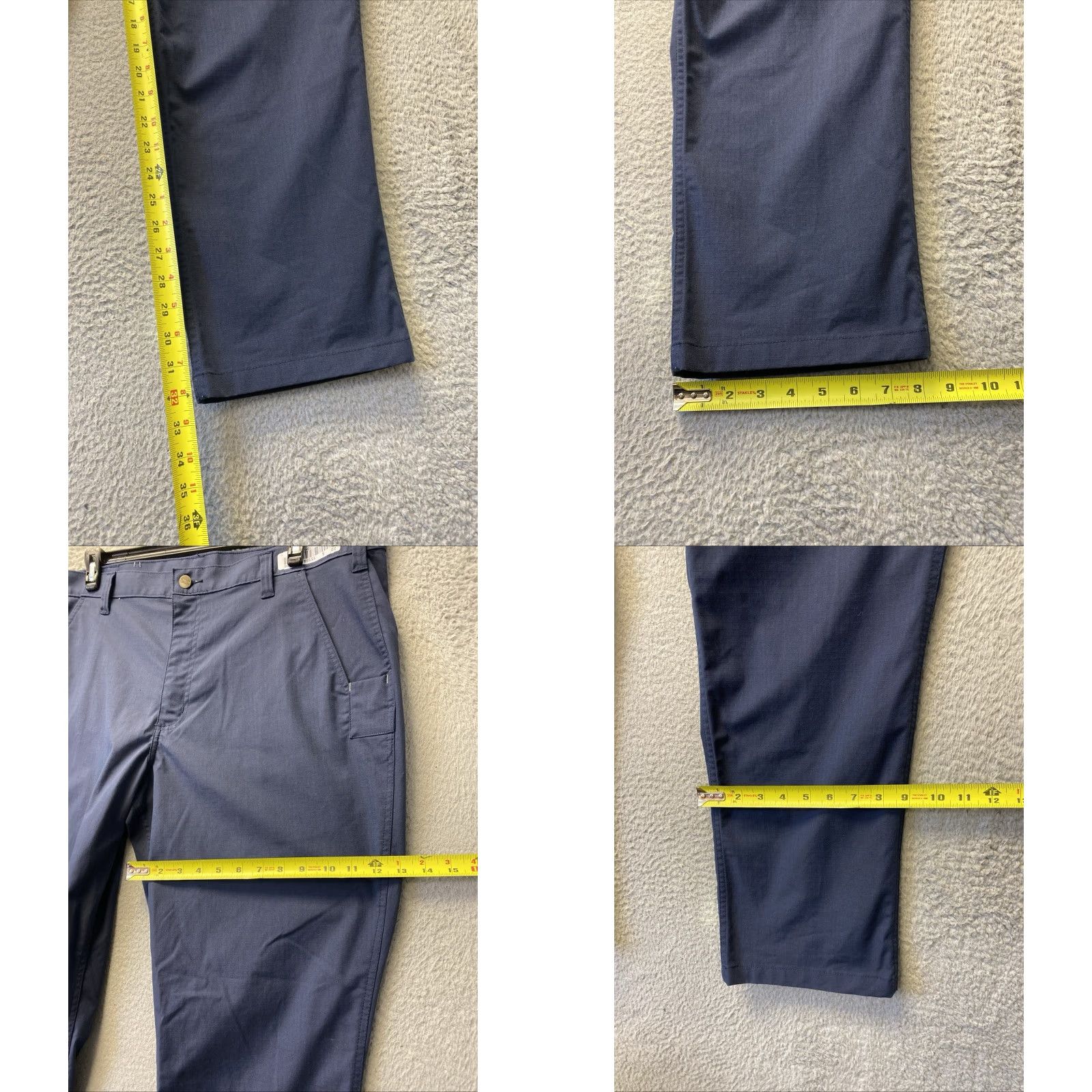 Carhartt Carhartt Pants Men 40x32 Cargo Workwear Blue 160-26 Relaxed Straight 5-Pocket Zipper Button Carhartt Branding Size US 40 / EU 56 - 8 Thumbnail