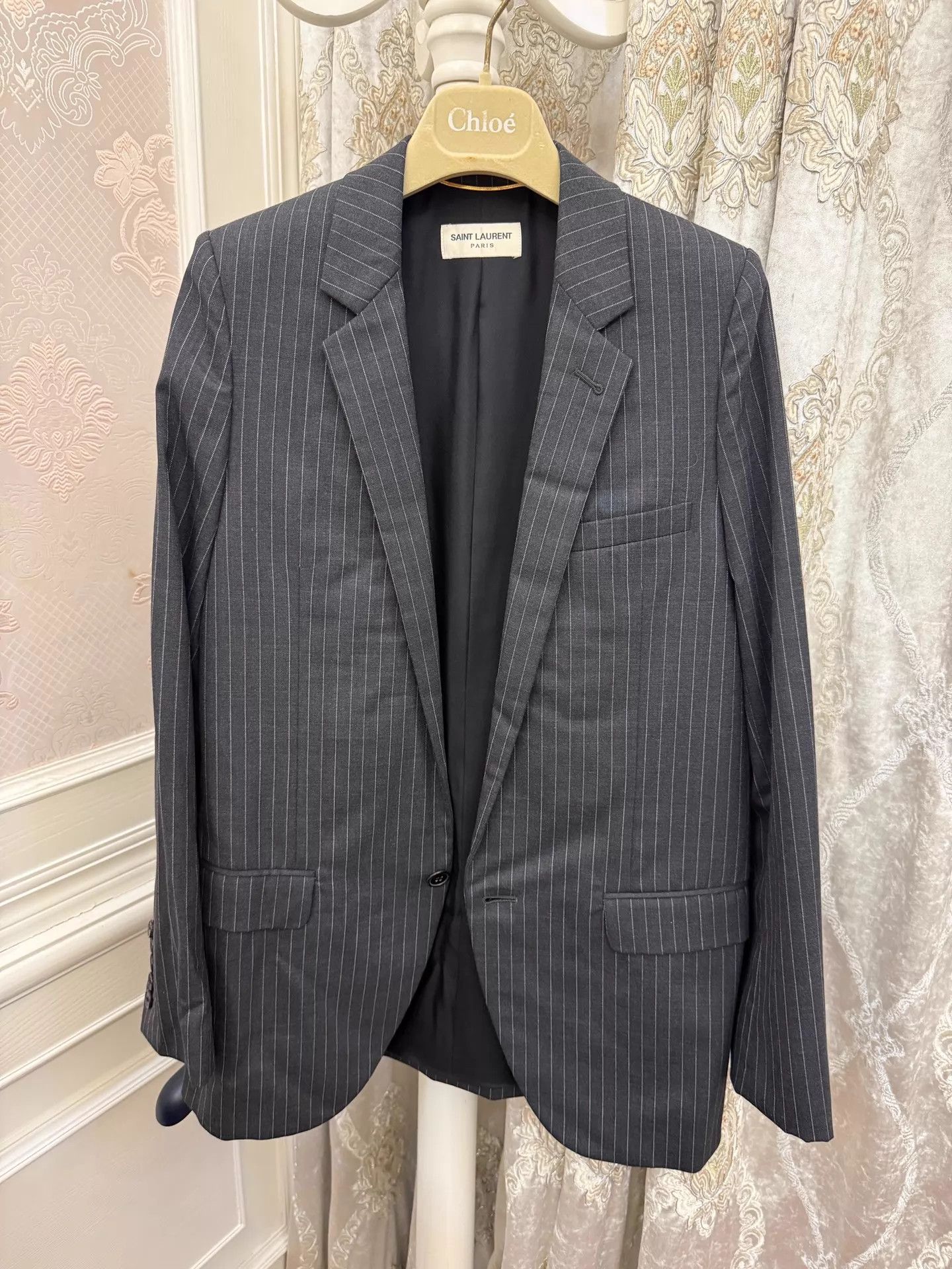 Yves Saint Laurent YSL SLP suit jacket 34 Size XS / US 0-2 / IT 36-38 - 2 Thumbnail