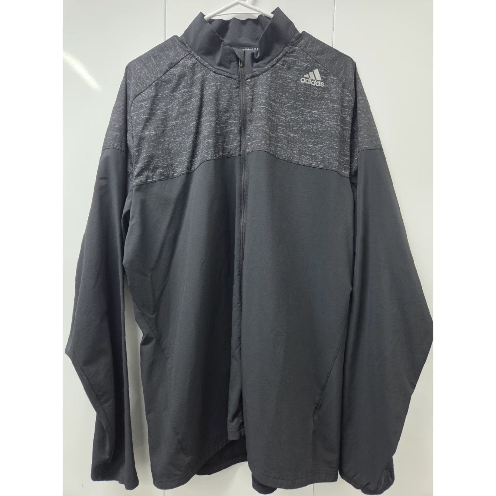 Adidas Adidas Running Super Nova Jacket Mens Full Zip XL Black/Grey Windbreaker Lightweight Softshell Size US XL / EU 56 / 4 - 2 Thumbnail