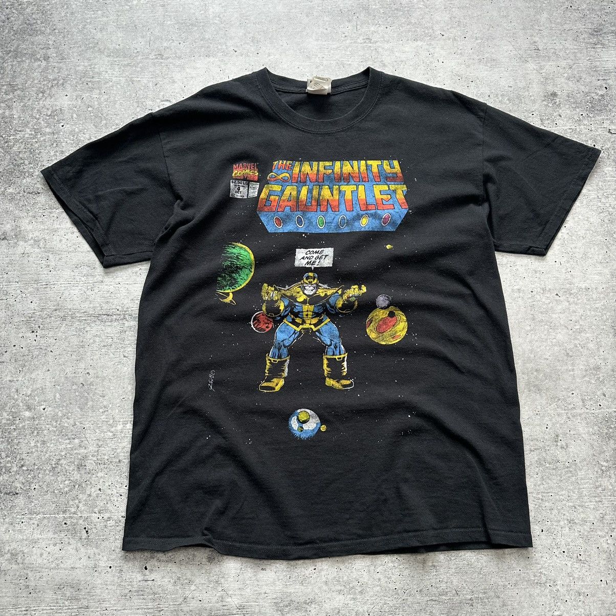 Vintage Marvel Comics Homme Infinity Gauntlet T-Shirt Size US L / EU 52-54 / 3 - 1 Thumbnail
