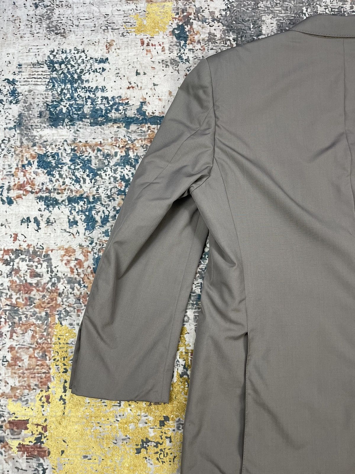 Balenciaga Balenciaga Single Breasted Double Slit Notch Lapel Blazer Size US S / EU 44-46 / 1 - 7 Thumbnail