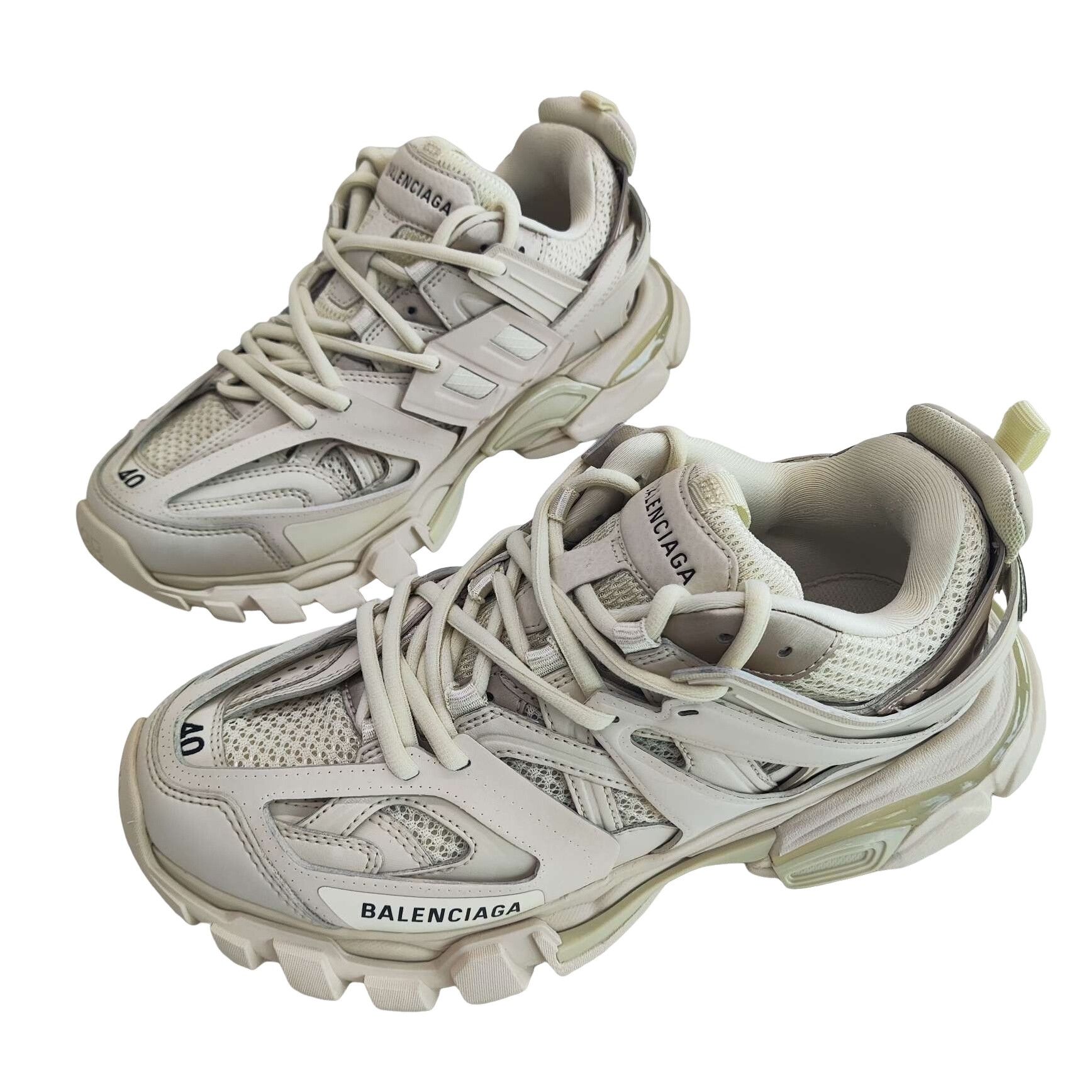 Balenciaga Balenciaga Beige Track Sneakers Size US 7 / EU 40 Size US 7 / EU 40 - 1 Thumbnail