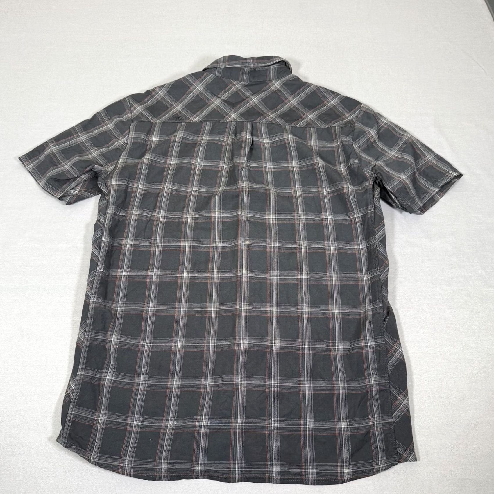 Icebreaker Icebreaker Shirt Mens Medium Merino Wool Plaid Button-Up Gray Short Sleeve Outdoor Casual Travel Concert Mens Size US M / EU 48-50 / 2 - 7 Thumbnail