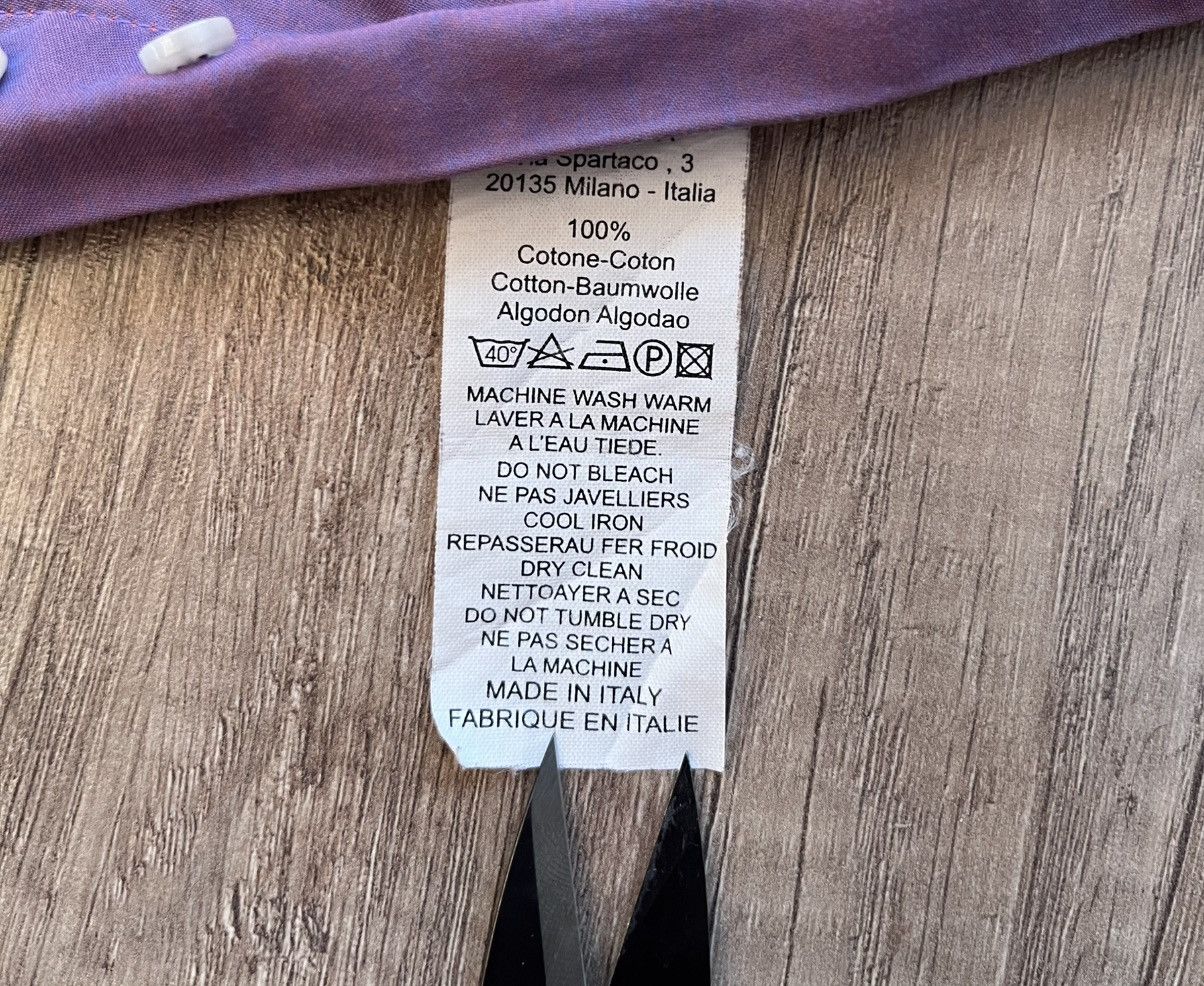 Etro Etro Purple Shirt Size 44 Size US S / EU 44-46 / 1 - 14 Thumbnail