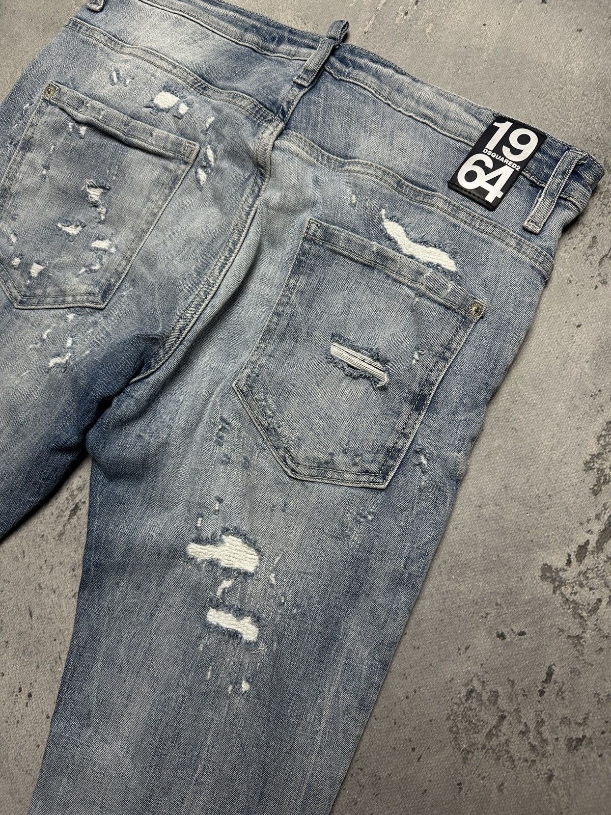 Dsquared2 Dsquared2 1964 Distressed Skater Jeans Luxury Pants y2k 00s Size US 32 / EU 48 - 9 Thumbnail