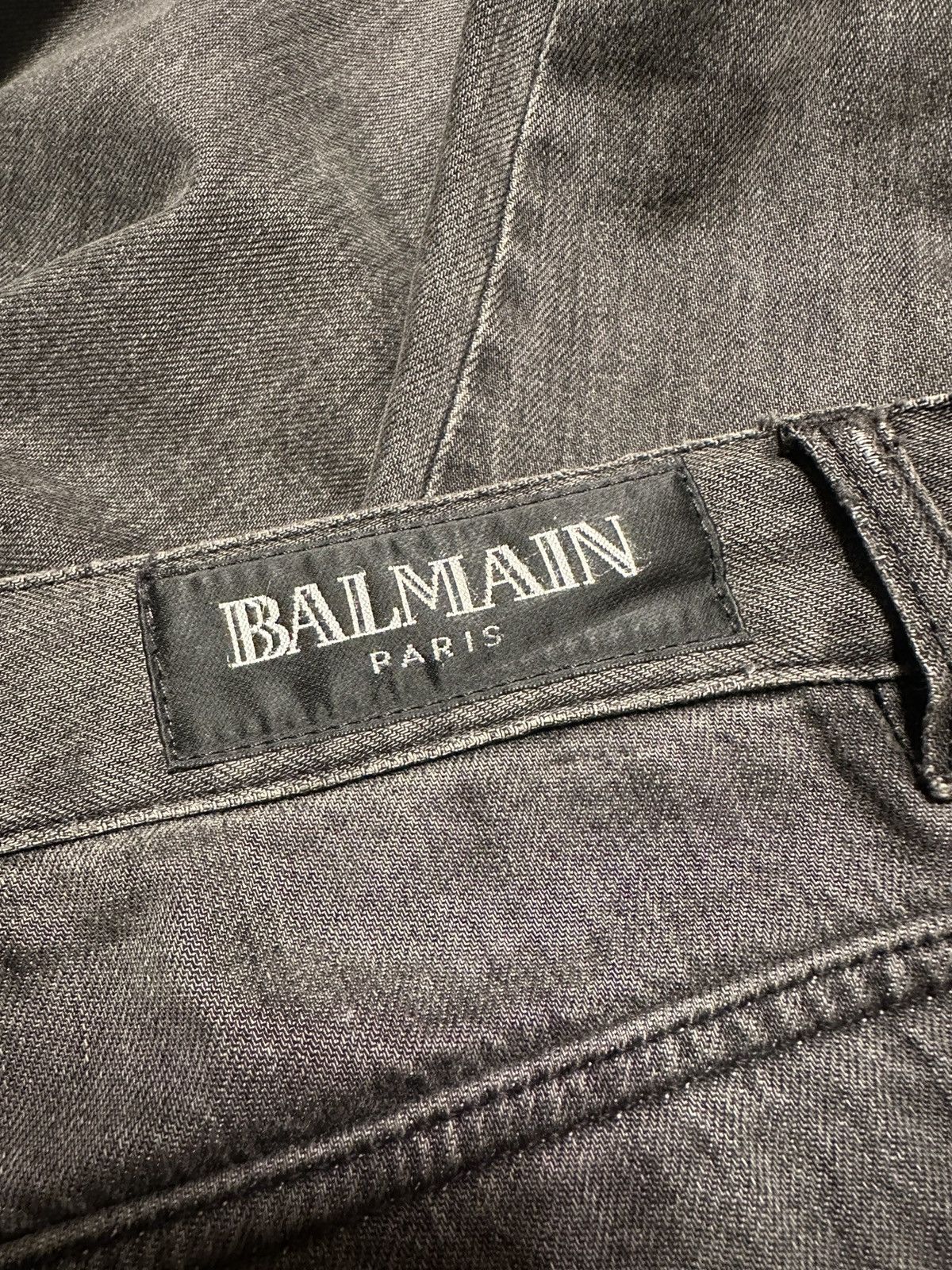 Balmain Decarnin Era Zipper Pocket Denim Size US 30 / EU 46 - 4 Thumbnail