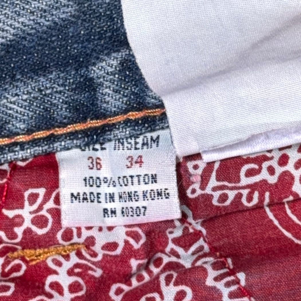 Vintage VINTAGE Unionbay Jeans Mens 36x32 Blue Carpenter Distressed Baggy Skater 90s Size US 36 / EU 52 - 7 Thumbnail