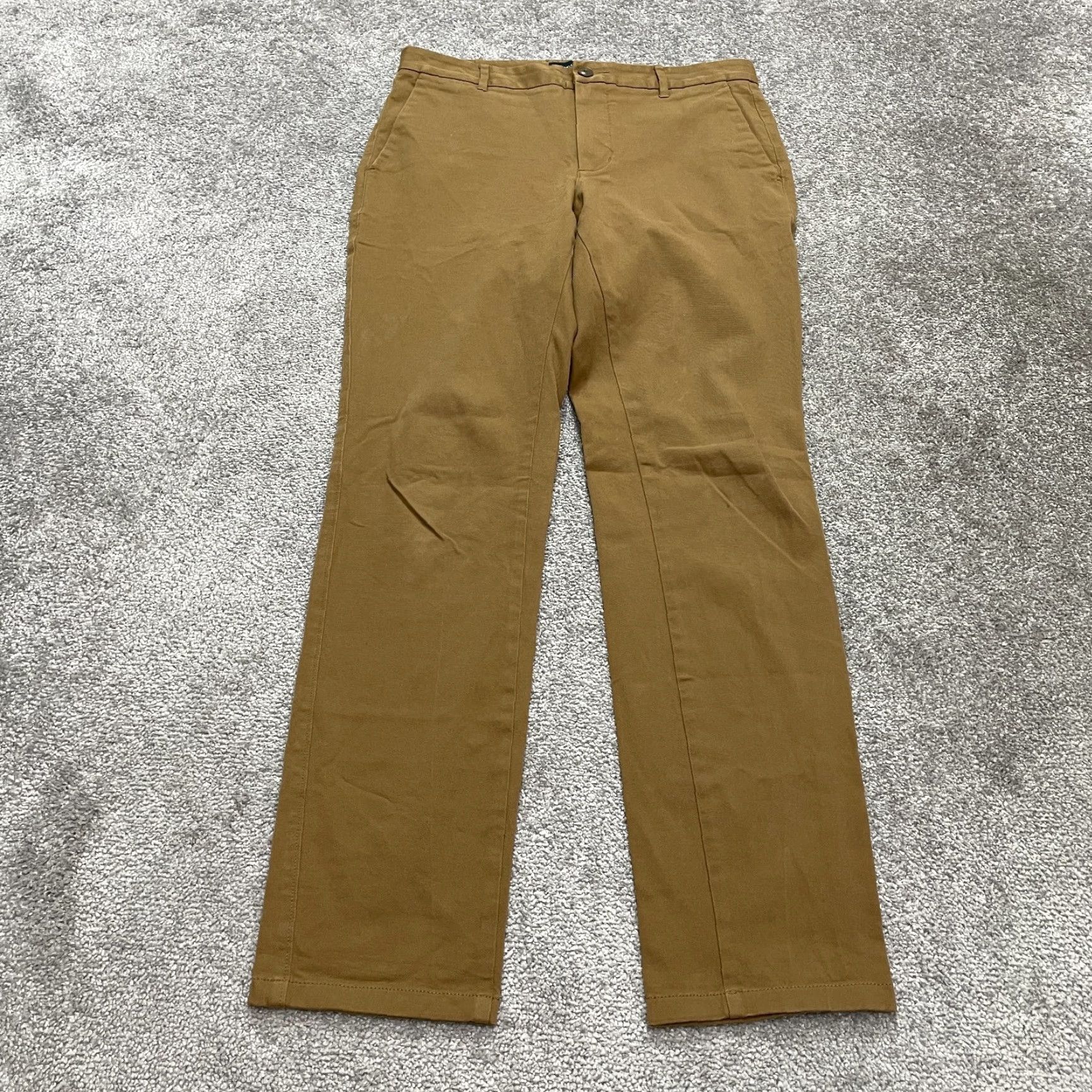 Everlane Everlane Chino Pants Mens 32x32 Brown Slim Flat Front Work Size US 32 / EU 48 - 2 Thumbnail