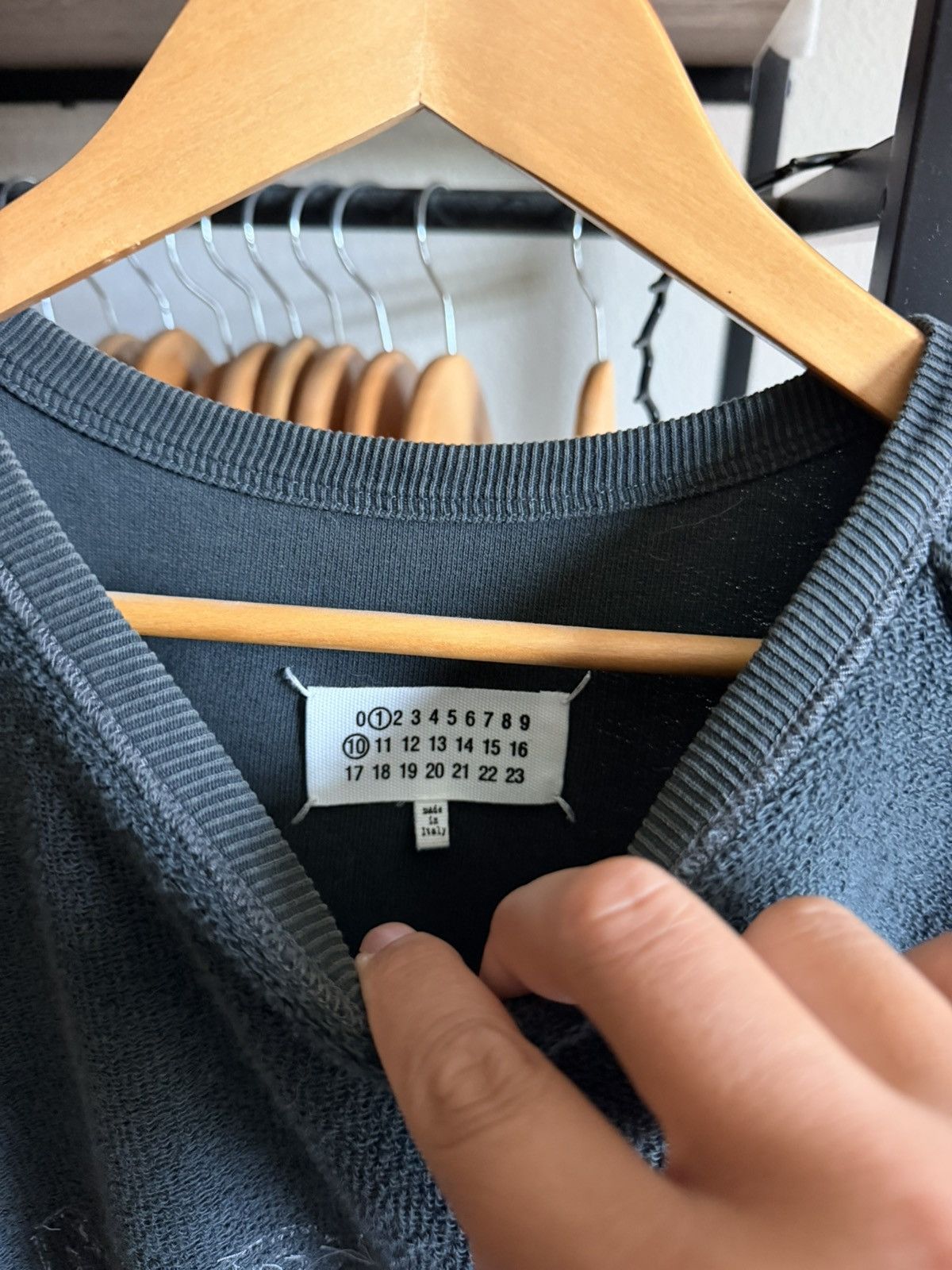 Maison Margiela Inside out french terry shirt Size US XL / EU 56 / 4 - 5 Thumbnail