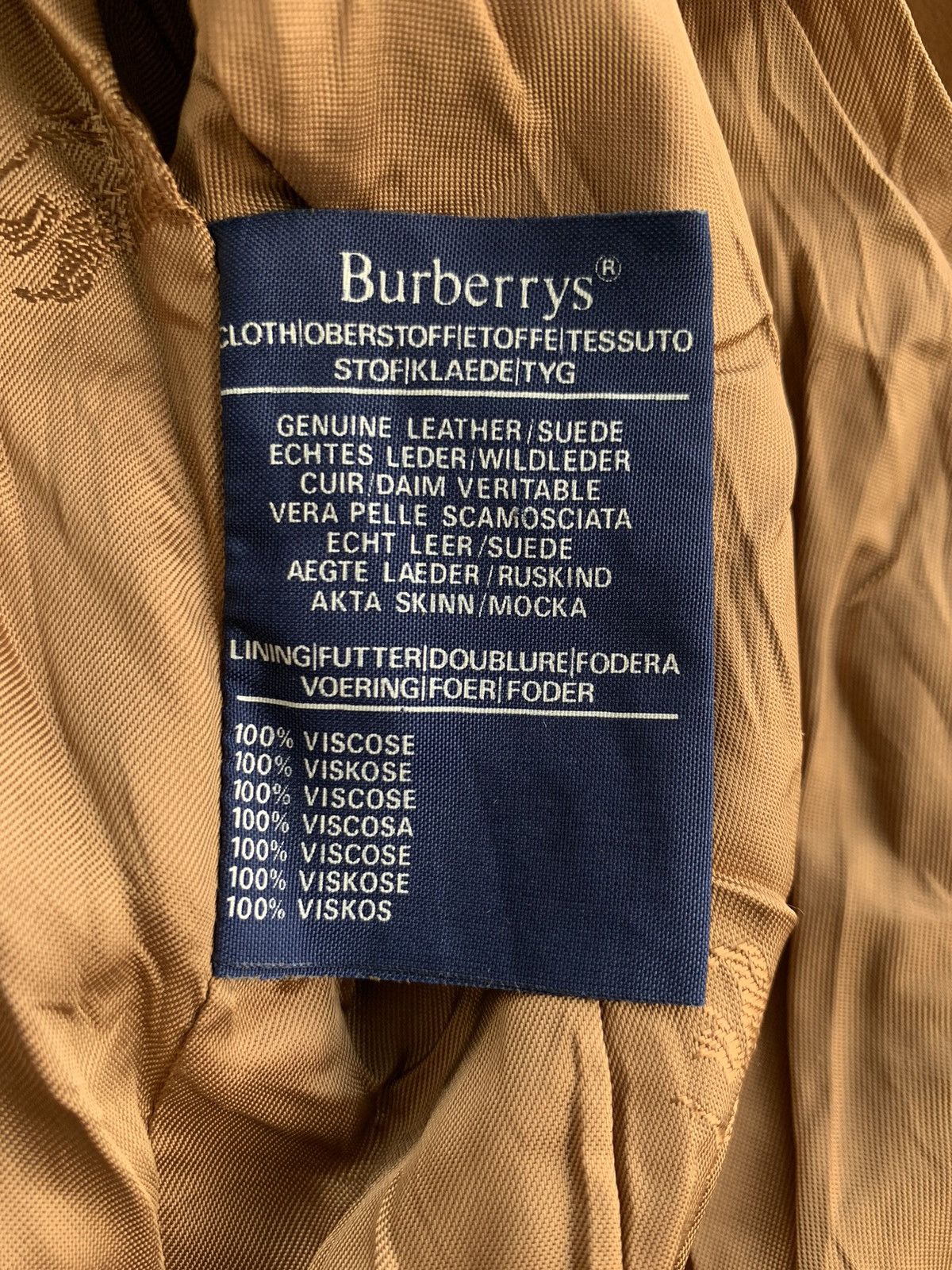 Burberry × Vintage Vintage Genuine Leather Jacket By Burberrys Size US M / EU 48-50 / 2 - 9 Thumbnail
