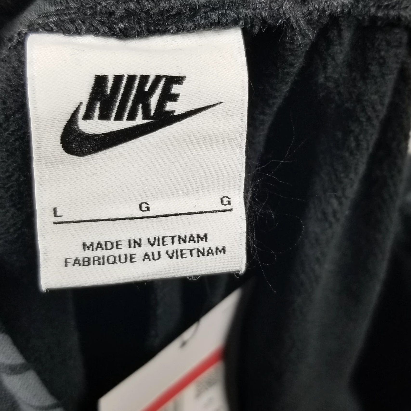 Nike Nike Pants Womens Large Black Gray Sportswear Fleece Joggers AOP DV0029-010 Size 36" / US 14 / IT 50 - 7 Thumbnail