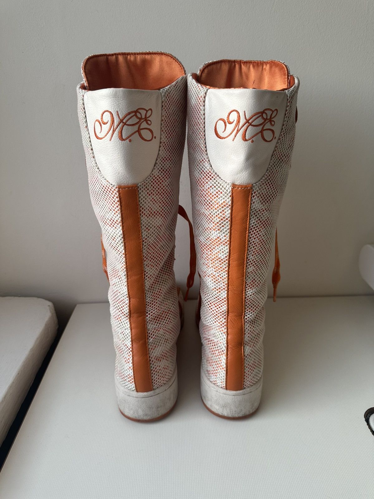 Adidas Adidas Missy Elliot (2005) Superstar Knee high mesh boots Size US 9 / IT 39 - 5 Thumbnail