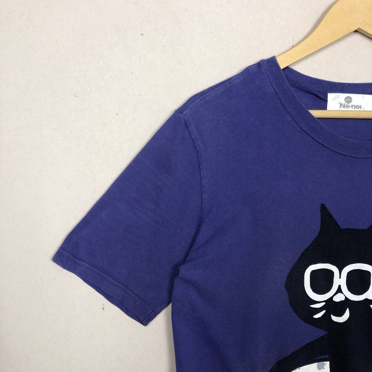 Ne-Net Issey Miyake Ne Net Cat Swimming Tshirt Turtleneck Size US L / EU 52-54 / 3 - 4 Thumbnail