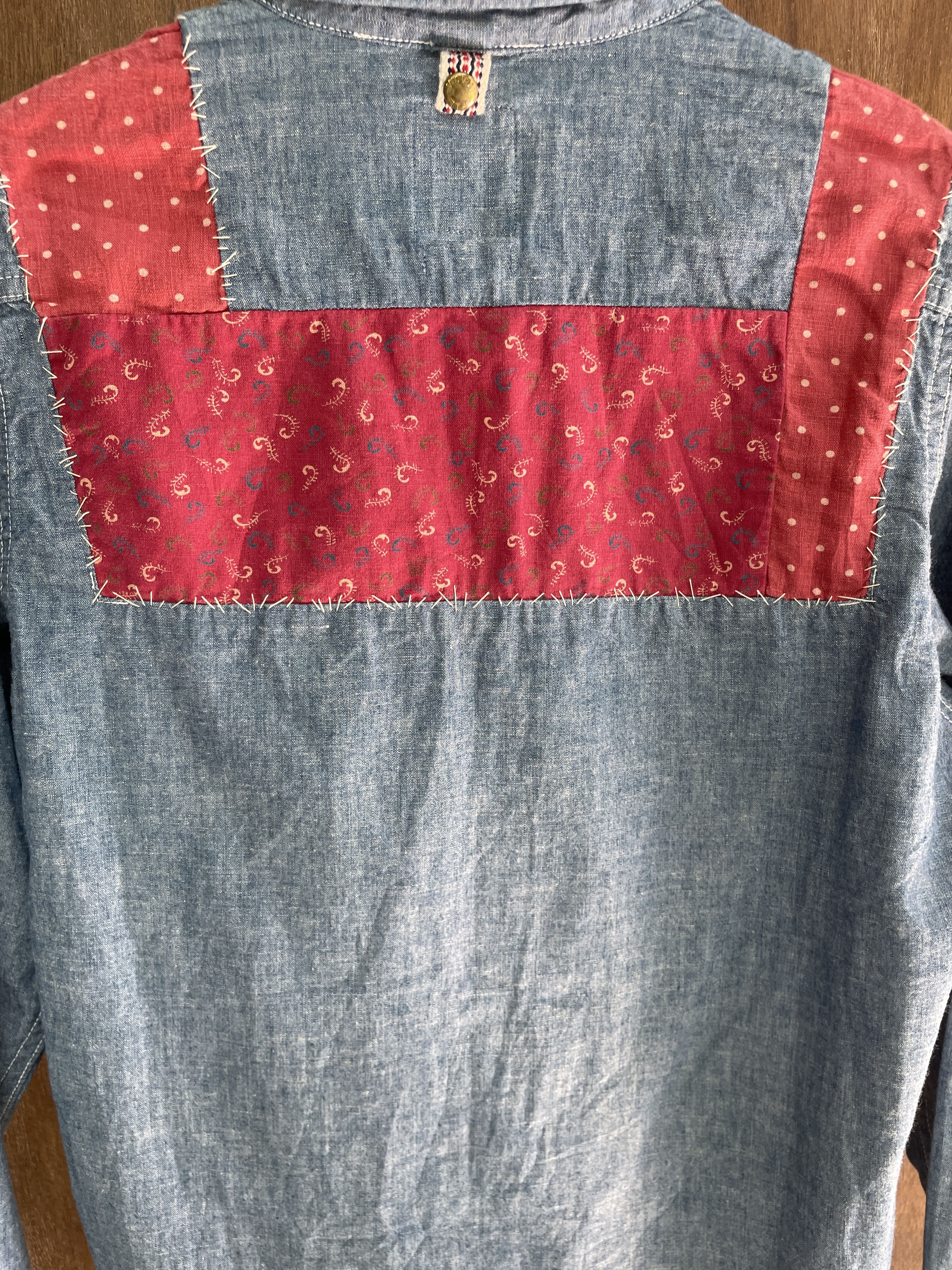 Visvim VISVIM Linen Three Fabric Shirt Size US S / EU 44-46 / 1 - 6 Thumbnail
