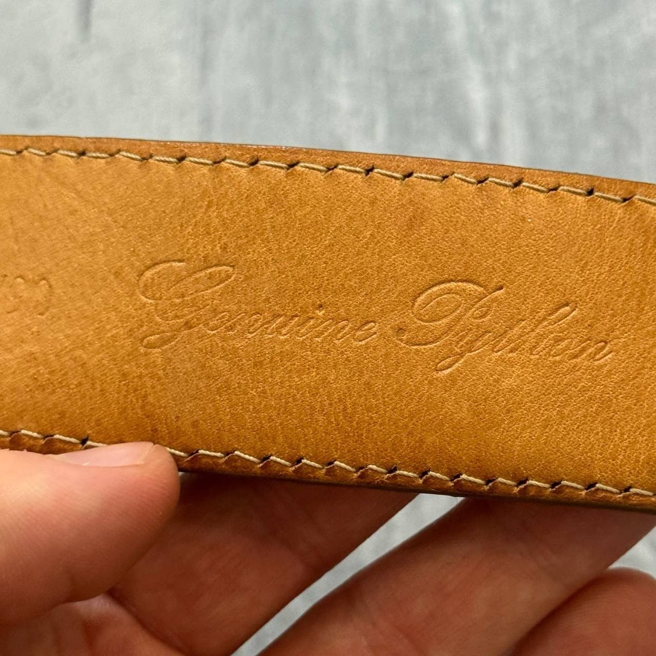 Genuine Leather Reptile’s House Genuine Python Leather Belt Size ONE SIZE - 13 Thumbnail