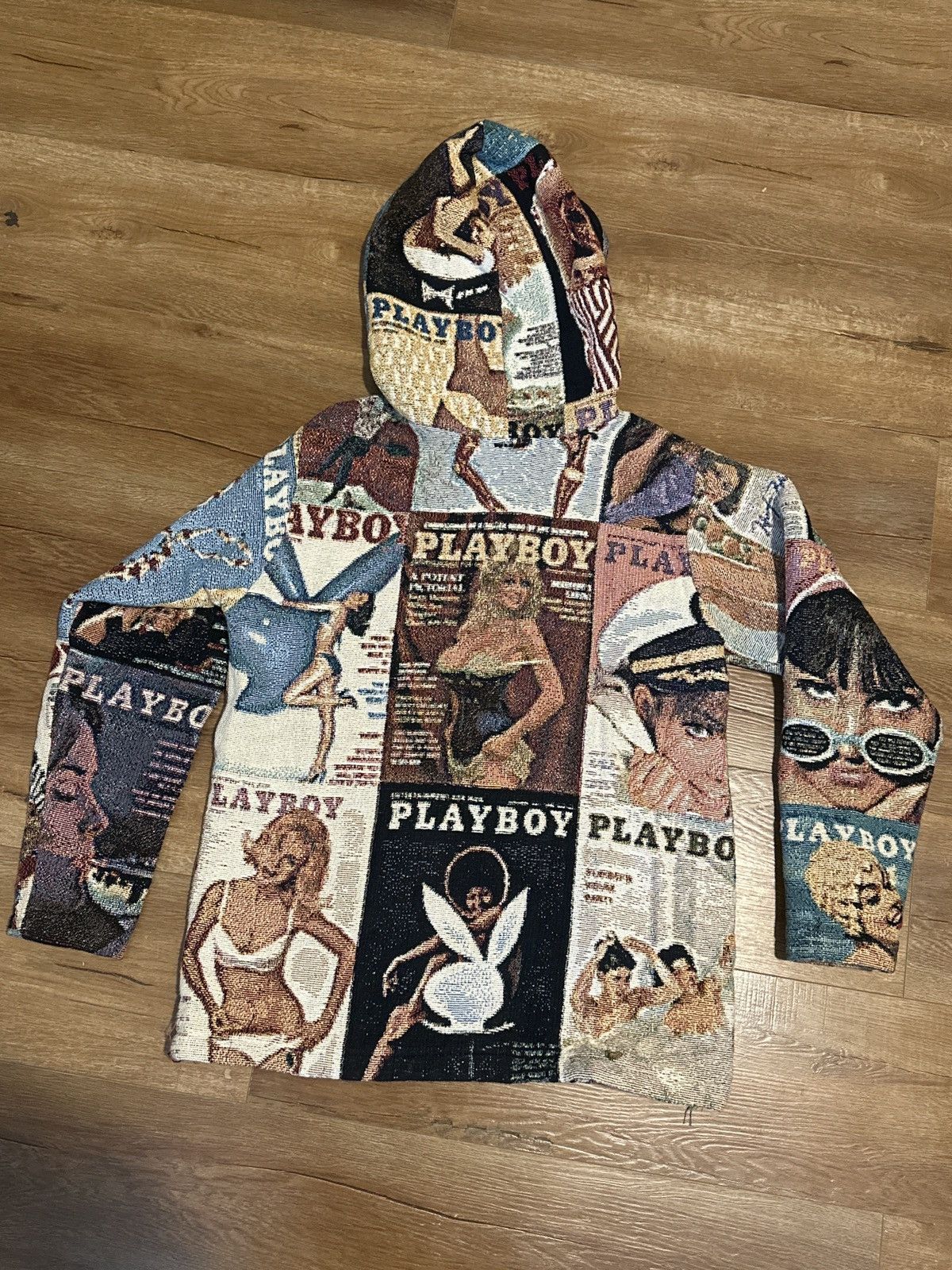 Vintage PANGAEA Playboy Hoodie Size US S / EU 44-46 / 1 - 2 Thumbnail