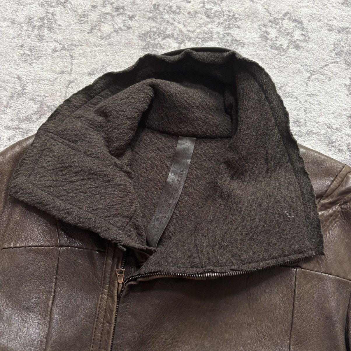Isaac Sellam Experience Isaac Sellam Lambskin Leather Wool Layered Jacket | Size S Size US S / EU 44-46 / 1 - 6 Thumbnail
