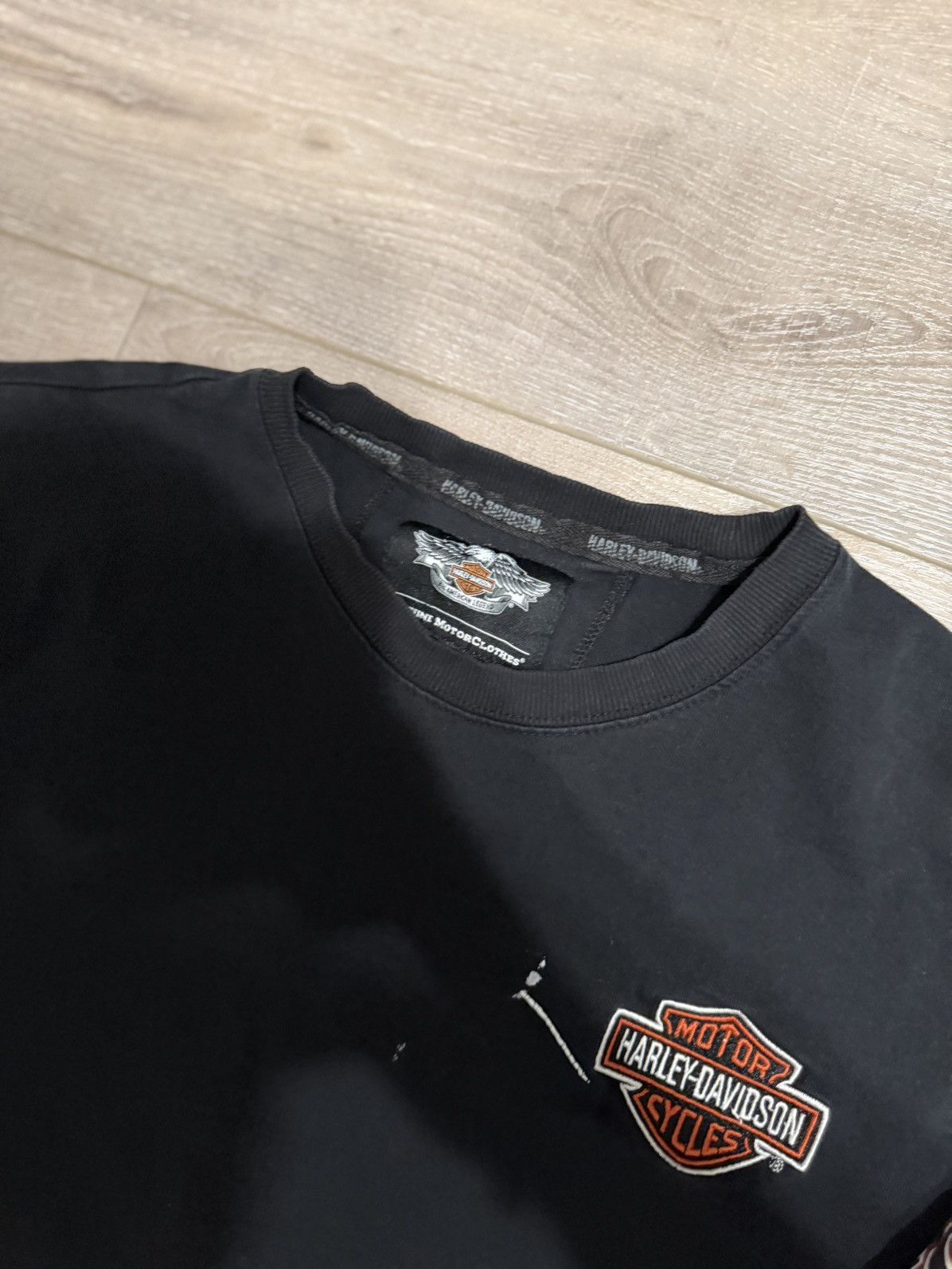 Harley Davidson Vintage Harley Davidson Long Sleeve Size US XL / EU 56 / 4 - 4 Thumbnail