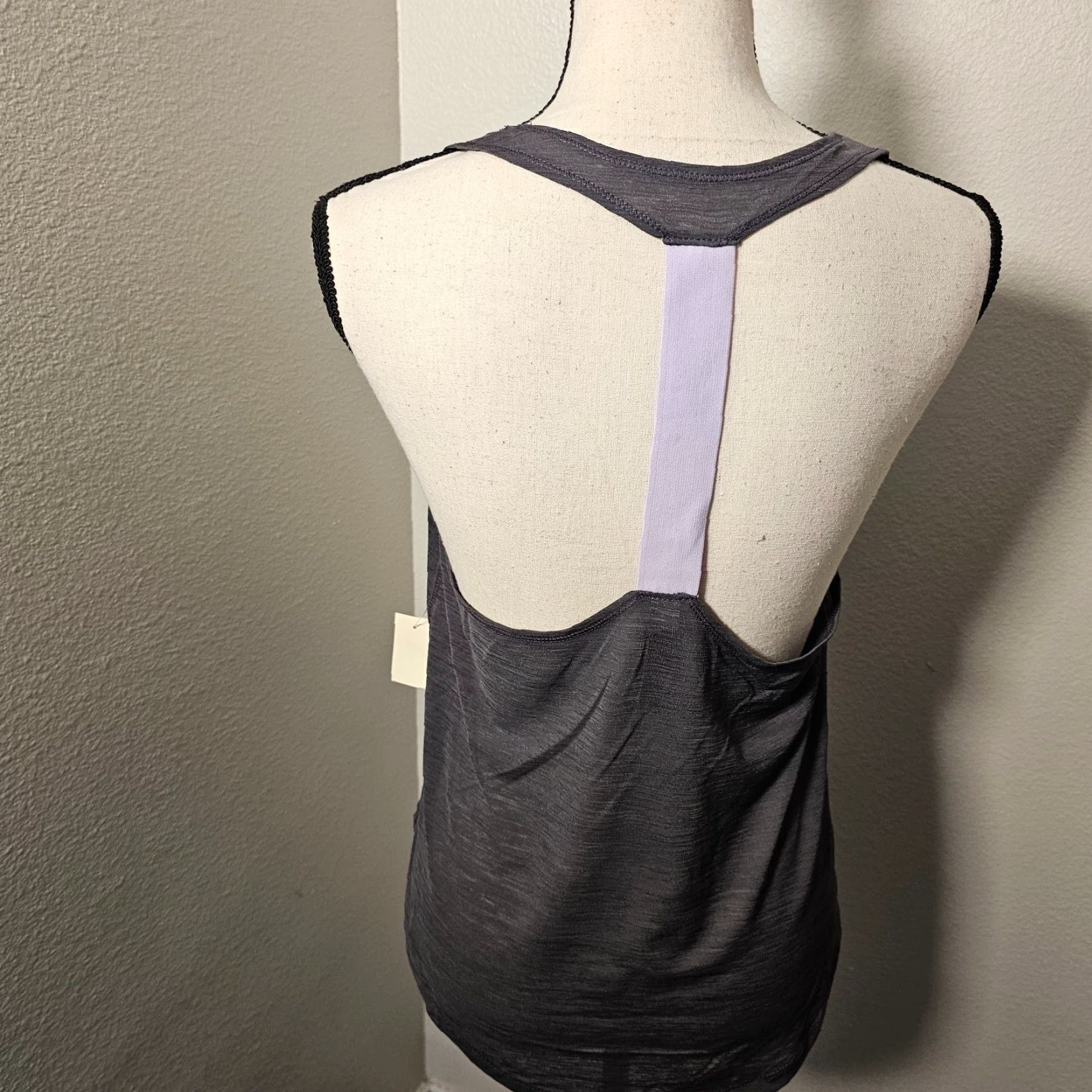 Aeropostale LIVE LOVE DREAM Racerback Tank Top - Activewear Cami/Workout Top - Gray Heather - Size S - Womens Size S / US 4 / IT 40 - 3 Thumbnail