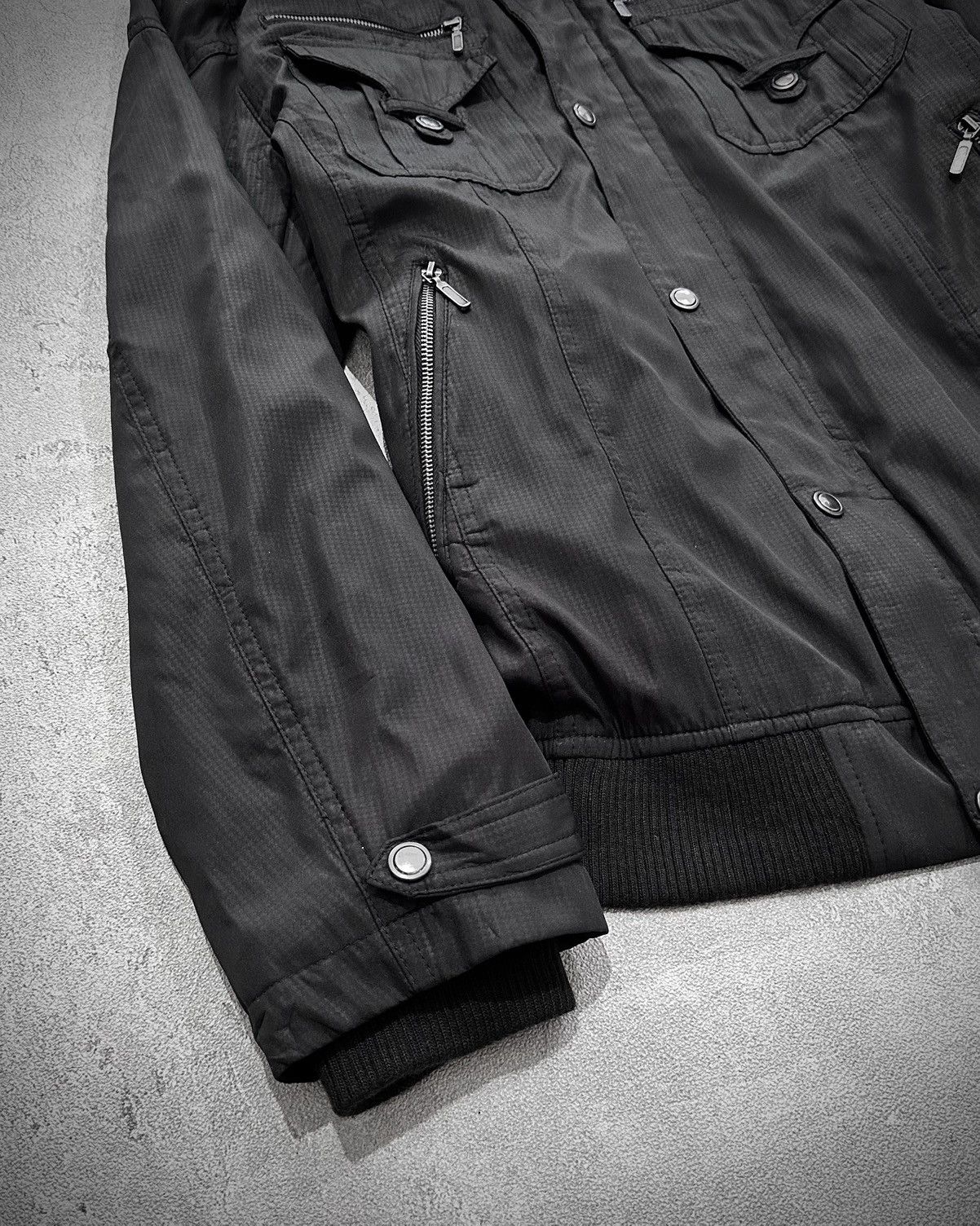 Japanese Brand Vkei Silver Moon High Neck Riders Jacket Ifsix Kmrii Style Size US L / EU 52-54 / 3 - 4 Thumbnail