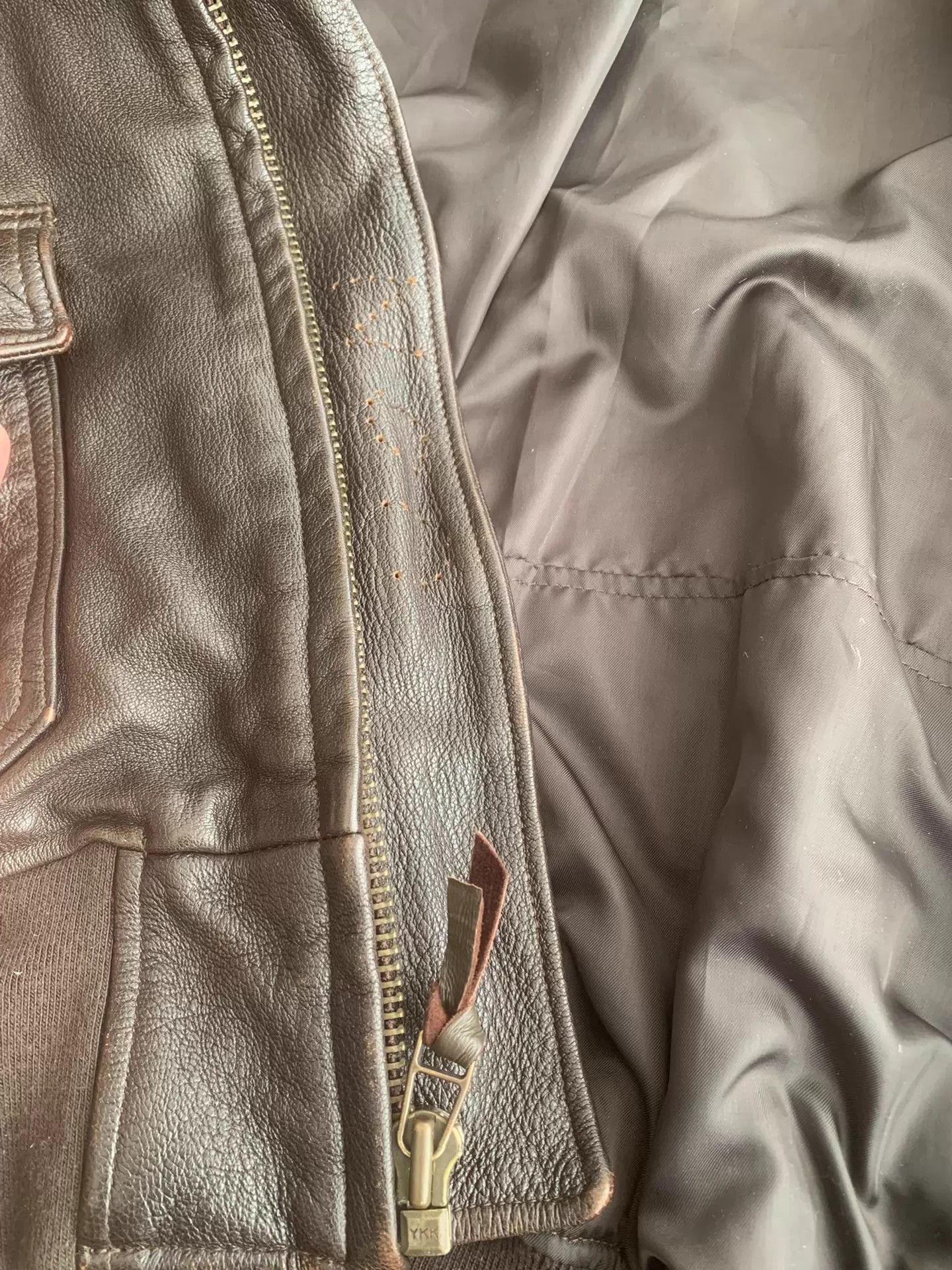 Cockpit USA COCKPIT G1 Vintage Goatskin Men's Biker Jacket USA Size US S / EU 44-46 / 1 - 7 Thumbnail