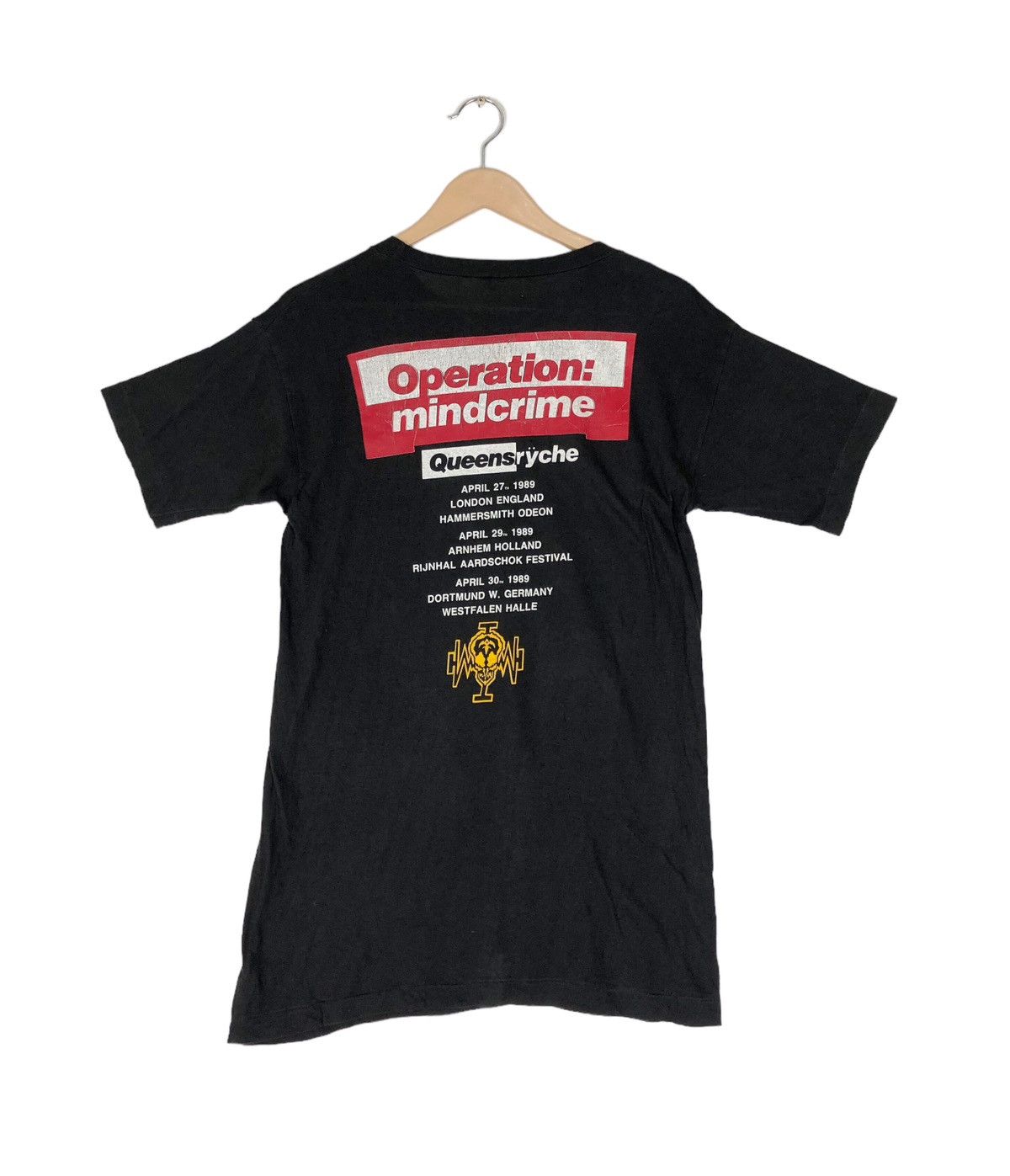 Band Tees Vintage Queensryche 1989 Operation Mindcrime Tour T Shirt Size US M / EU 48-50 / 2 - 2 Thumbnail