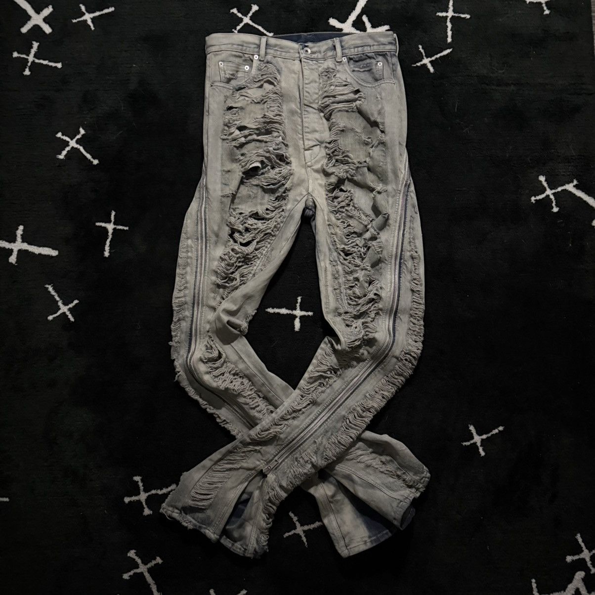 Rick Owens FW23 - Bolan Banana Hustler Shredded Pants Size US 32 / EU 48 - 1 Thumbnail
