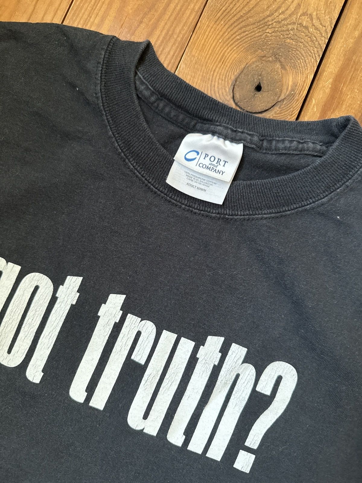 Vintage Vintage Y2K 9/11 Got Truth Black Tee Shirt Size US M / EU 48-50 / 2 - 2 Thumbnail