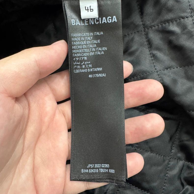 Balenciaga Balenciaga Wool Jacket with Logo-2505 Size US L / EU 52-54 / 3 - 5 Thumbnail