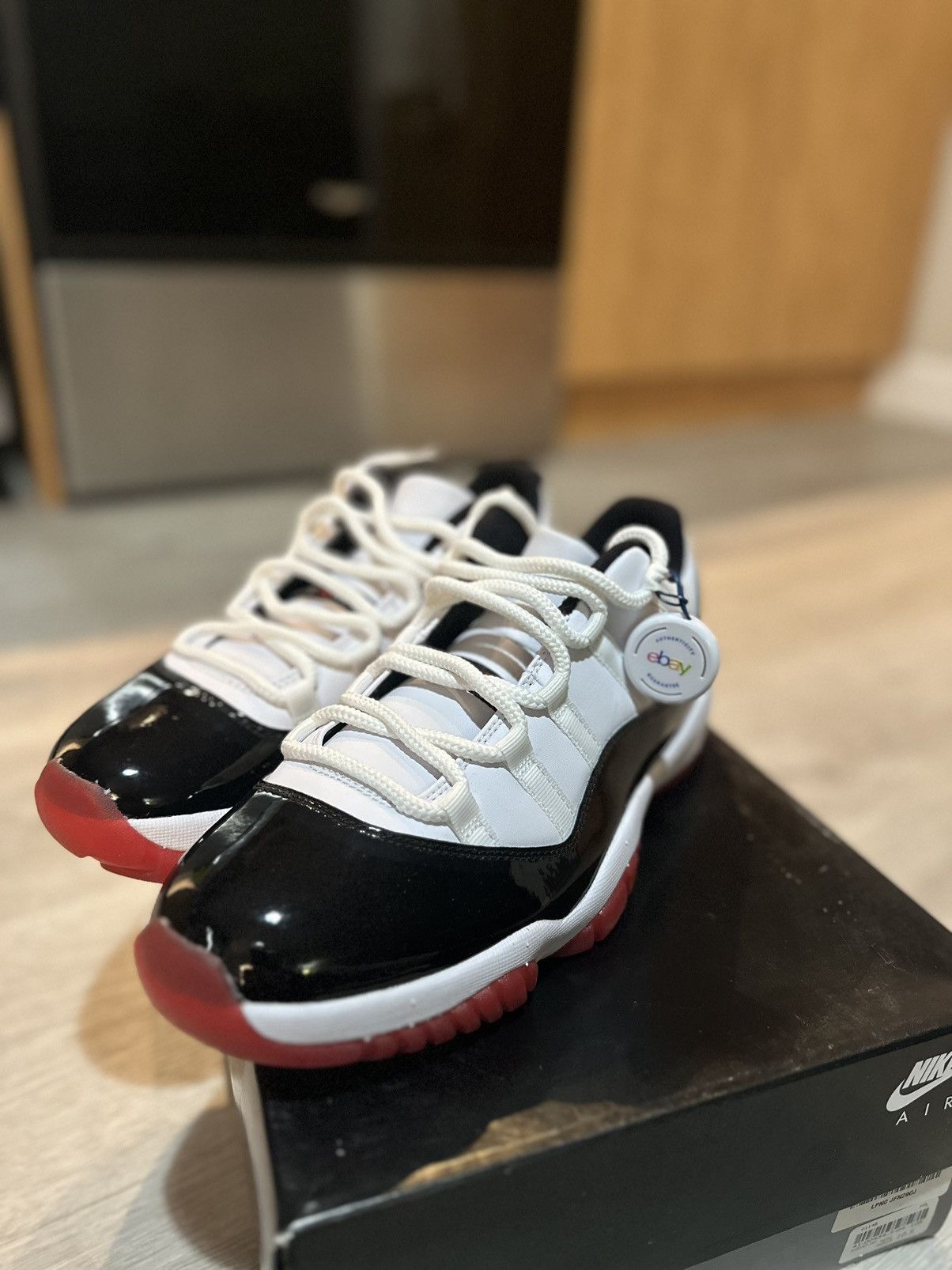 Jordan 11 Retro Low concord Bred toe