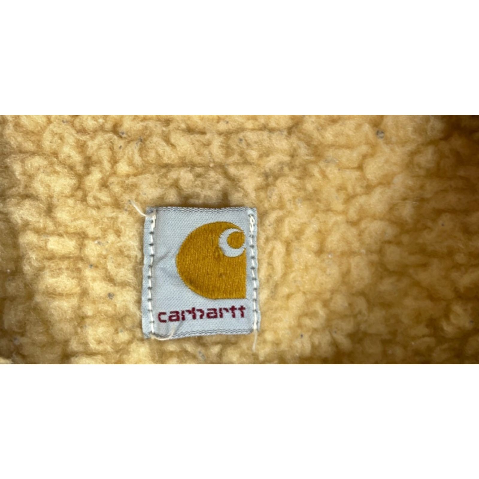 Carhartt VINTAGE Carhartt Vest Men’s Large Beige Sherpa-Lined Canvas 6SV Union Made Workwear Canvas Vest Size US L / EU 52-54 / 3 - 3 Thumbnail