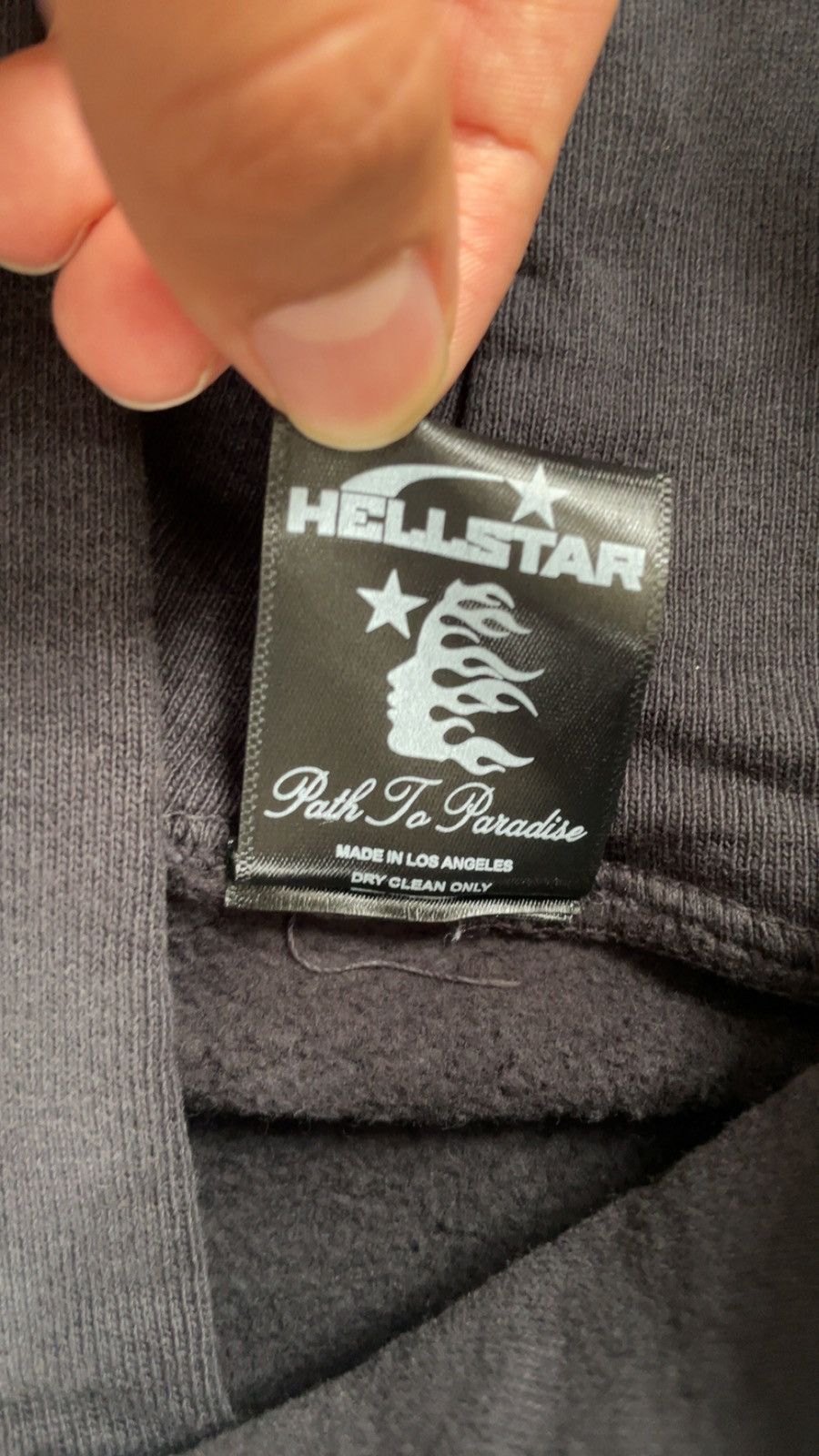 HELLSTAR Hellstar Studios Basic Logo Hoodie Faded Black Size US M / EU 48-50 / 2 - 4 Thumbnail