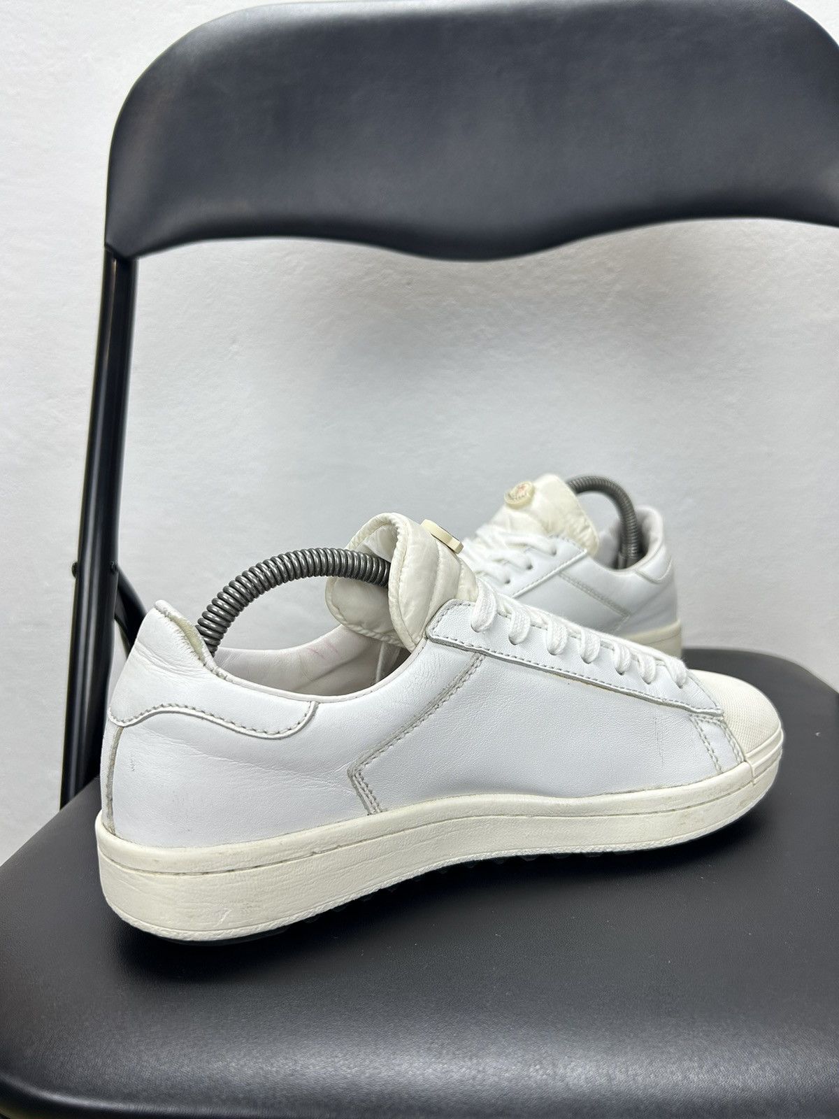 Moncler Moncler Angeline Leather Sneakers - Size 36 EUR Size US 6 / IT 36 - 7 Thumbnail